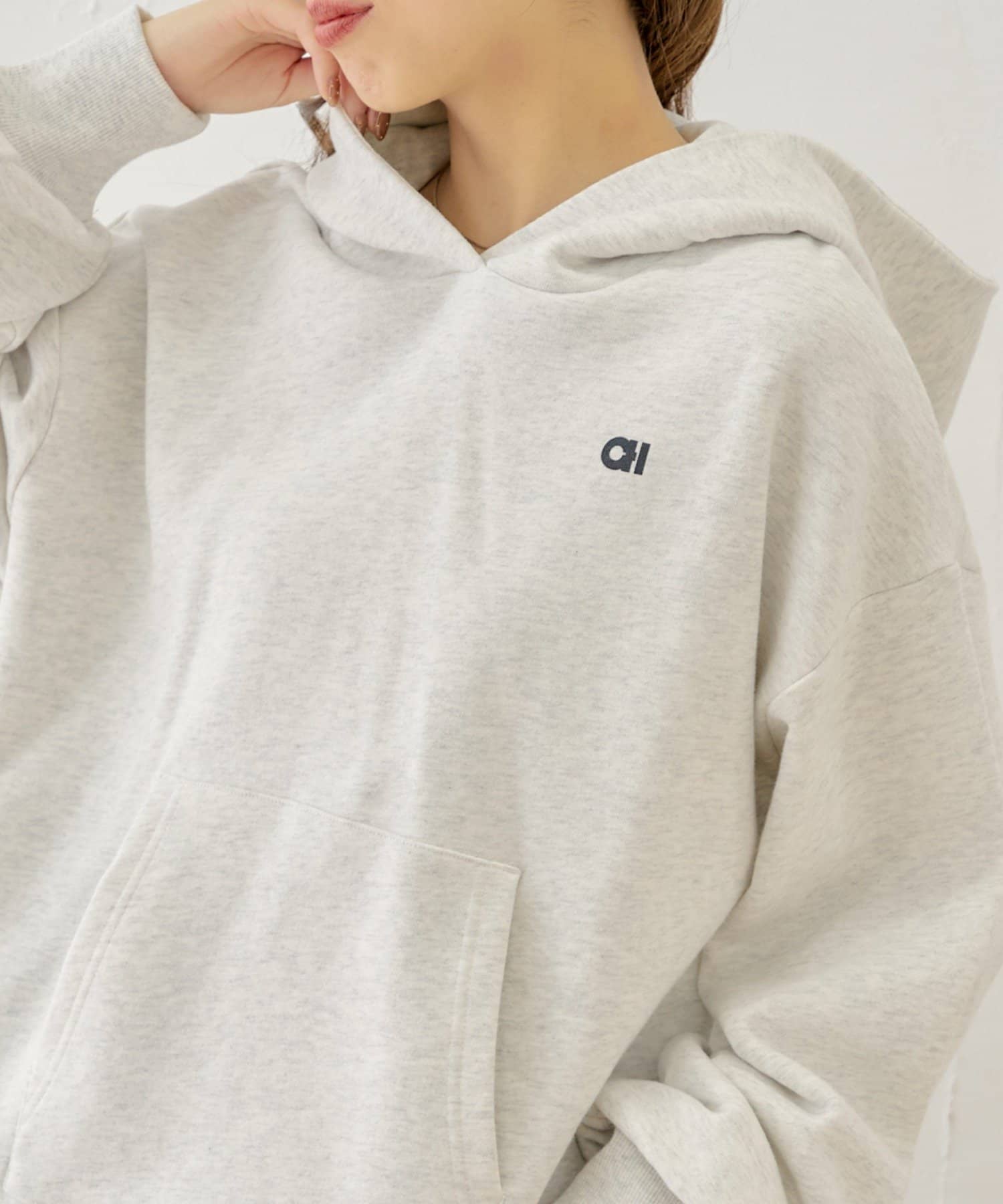 ☺︎︎らんらん☺︎︎　フード付きスウェット L Lee SALEセール5%OFF リー デニムポケット スウェット パーカー