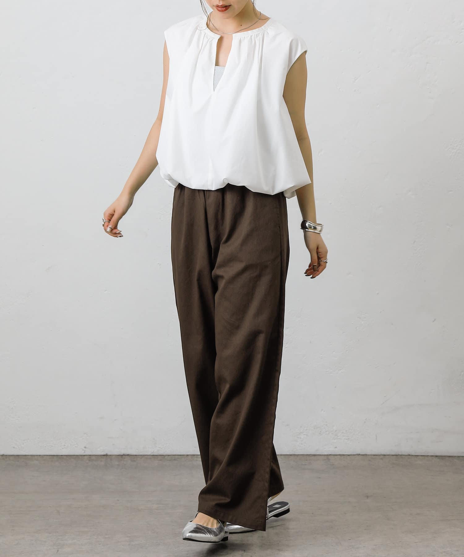 COLONY 2139(コロニー トゥーワンスリーナイン) ブロードバルーンノースリーブシャツ