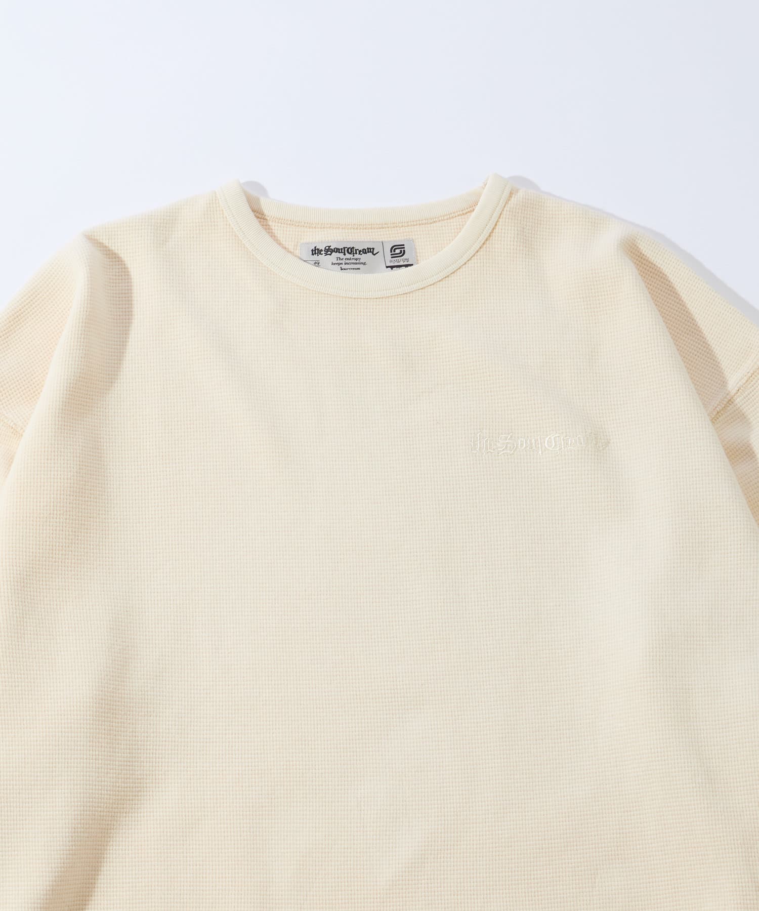 WHO’S WHO gallery(フーズフーギャラリー) 【Sourcream/サワークリーム】ワッフルFADEロンTEE