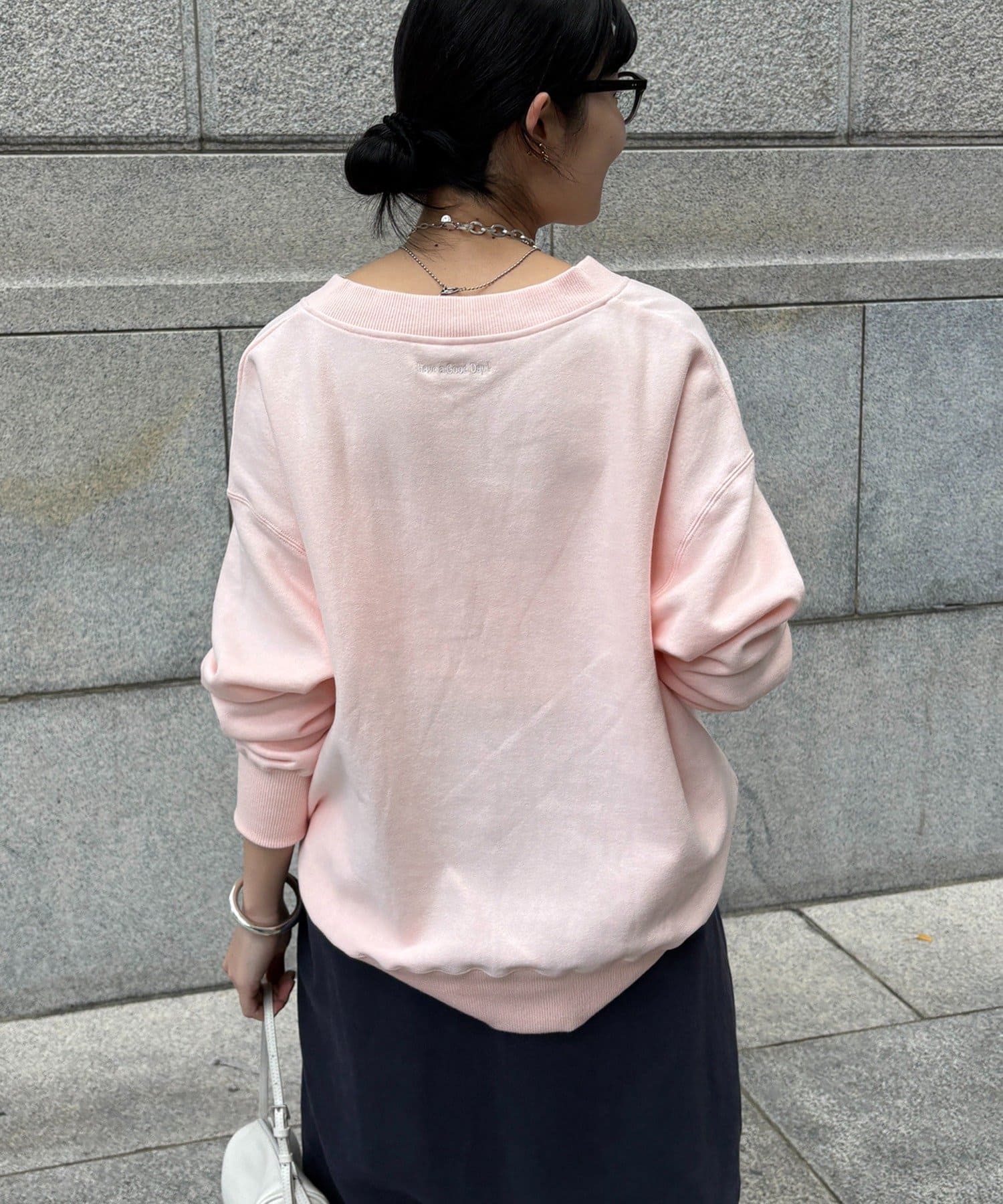 DOUDOU(ドゥドゥ) 【新色追加】【インフルエンサー OKOCHI企画】ハーフジップスウェット