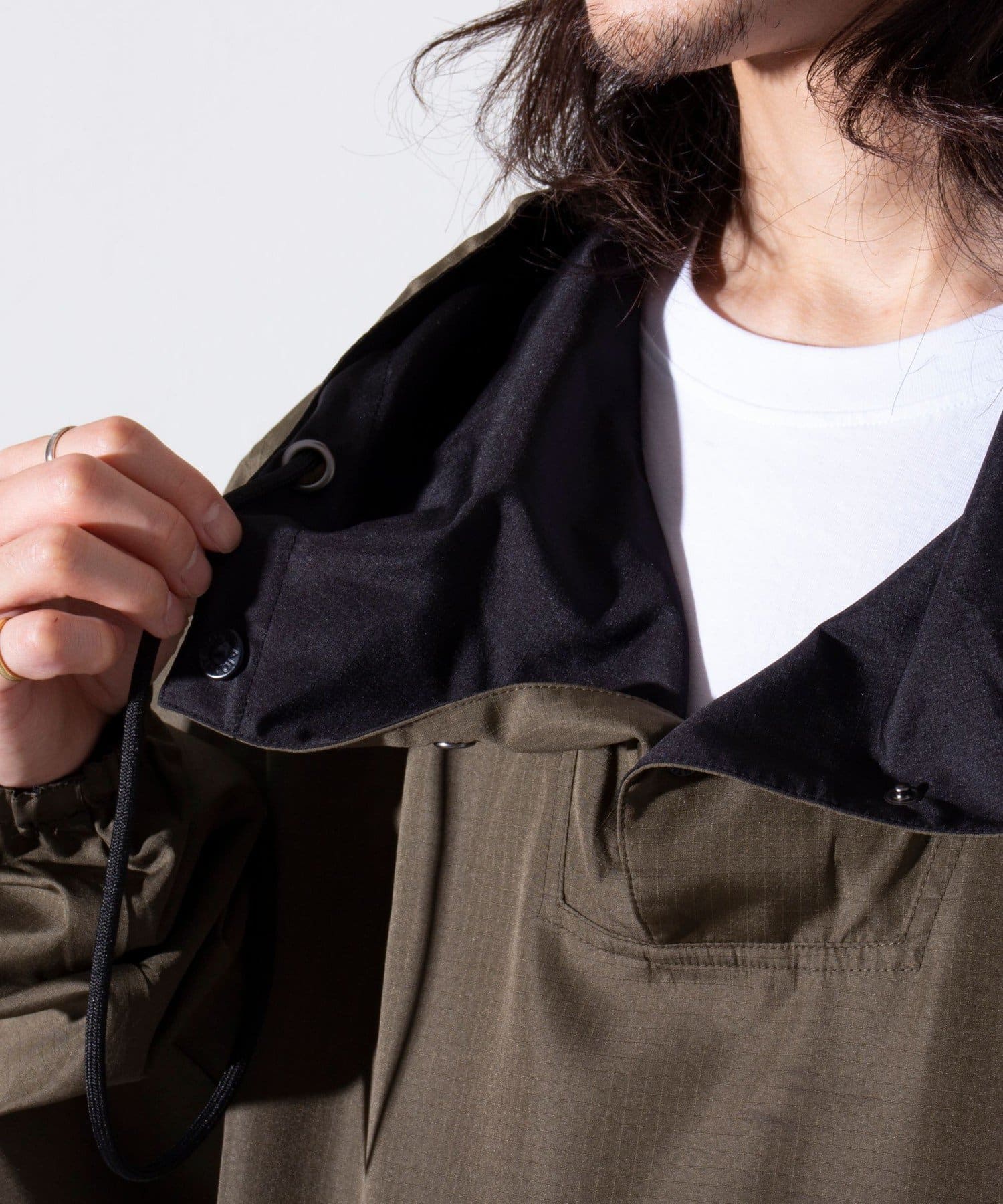 FREDY & GLOSTER(フレディ アンド グロスター) 【TAION】ミリタリーRipstopリバーシブルアノラックパーカーユニセックス