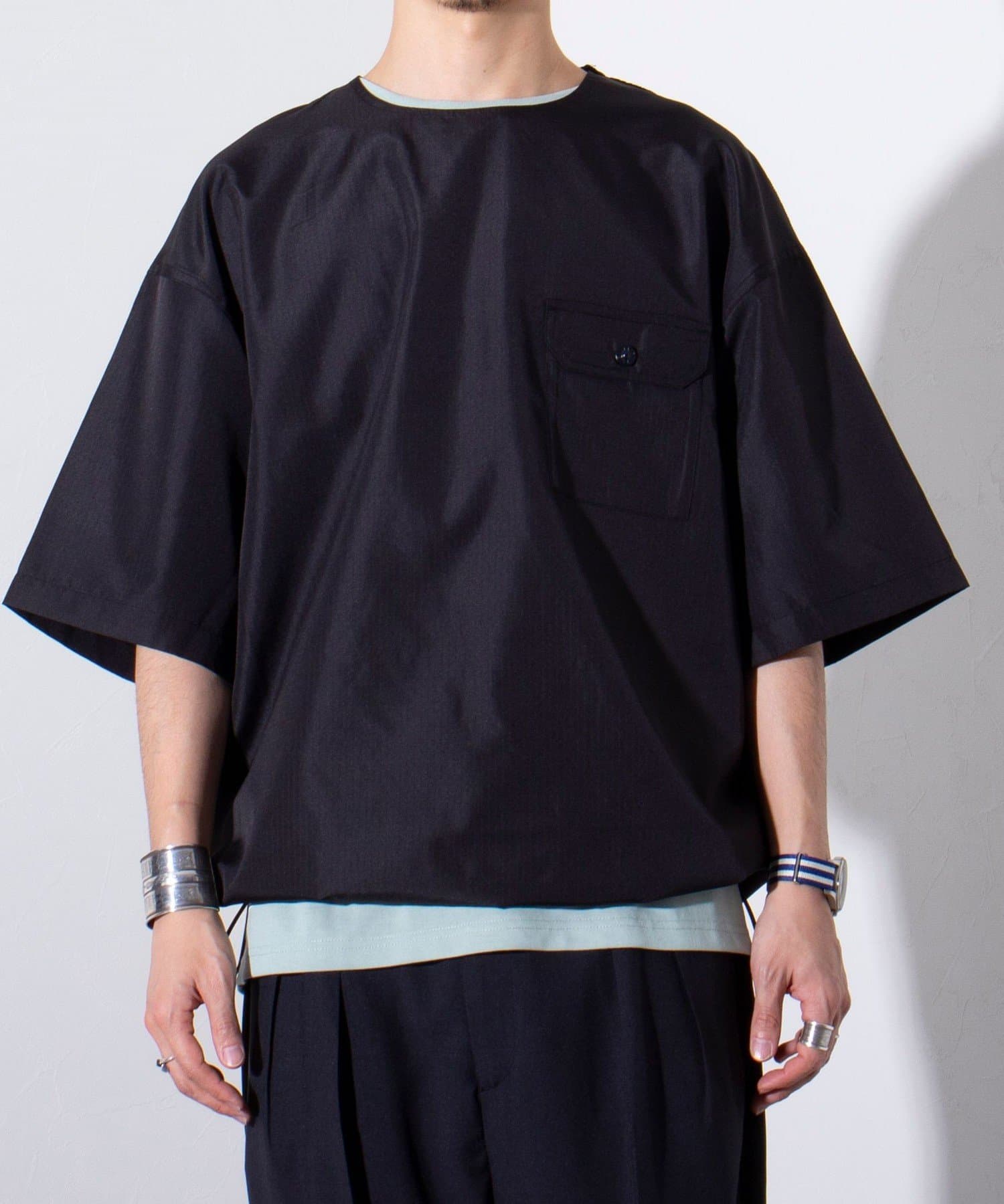 FREDY & GLOSTER(フレディ アンド グロスター) 【TAION】ミリタリー Ripstop 半袖Tシャツ ポケT ユニセックス