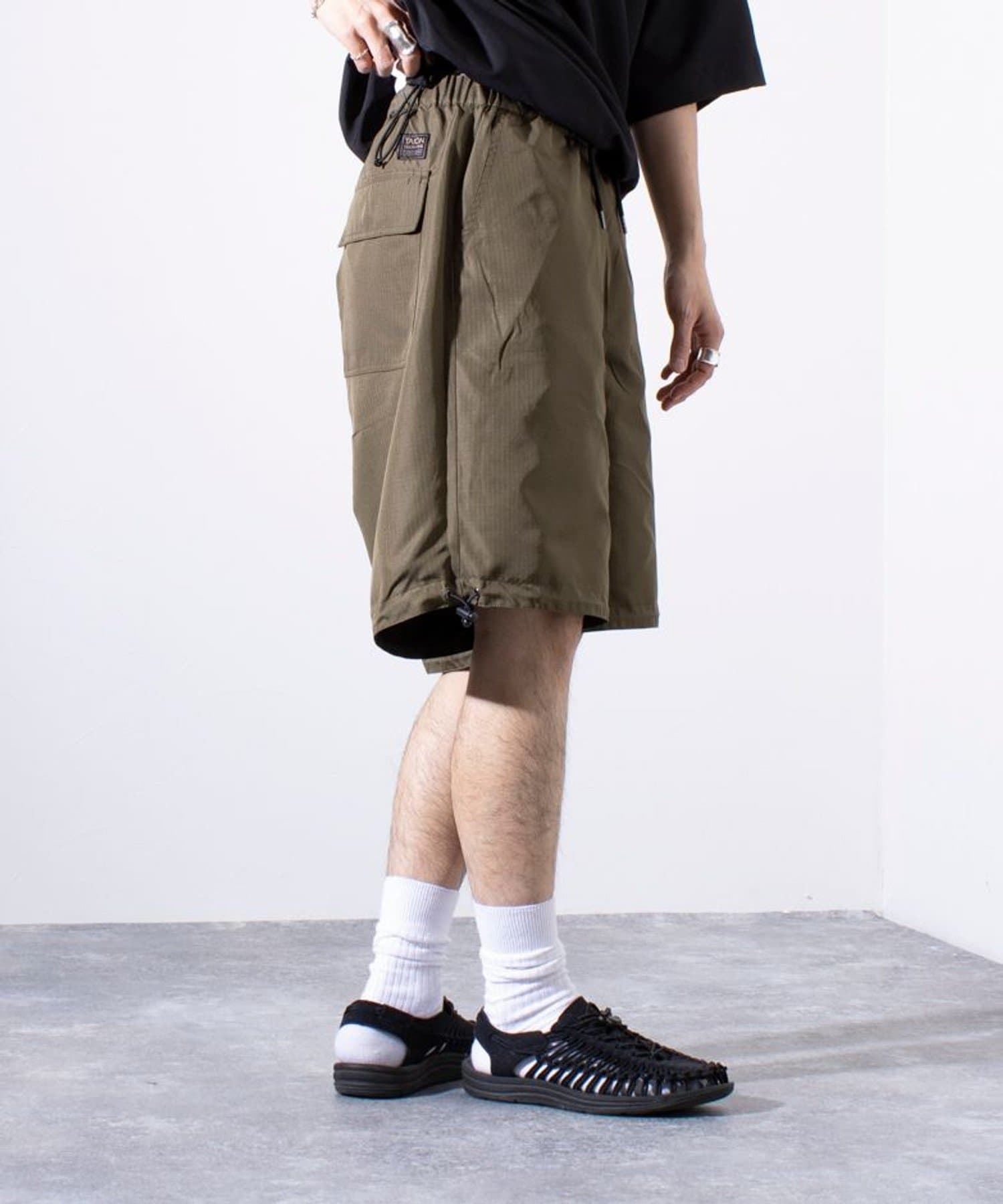 FREDY & GLOSTER(フレディ アンド グロスター) 【TAION】ミリタリー リバーシブル ワイドショーツ ショートパンツ