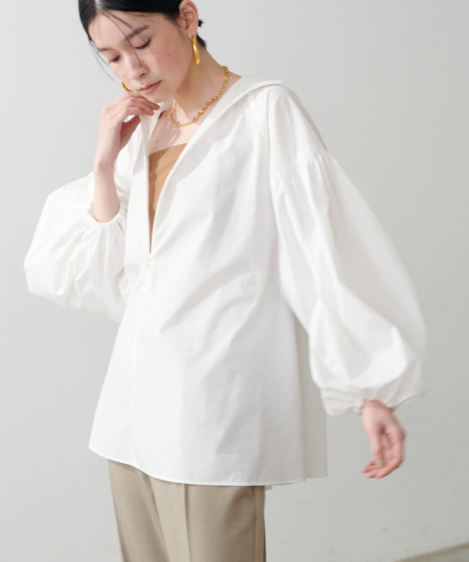 LARUTA(ラルータ) カップ付きレーヨンポンチバンドゥ
