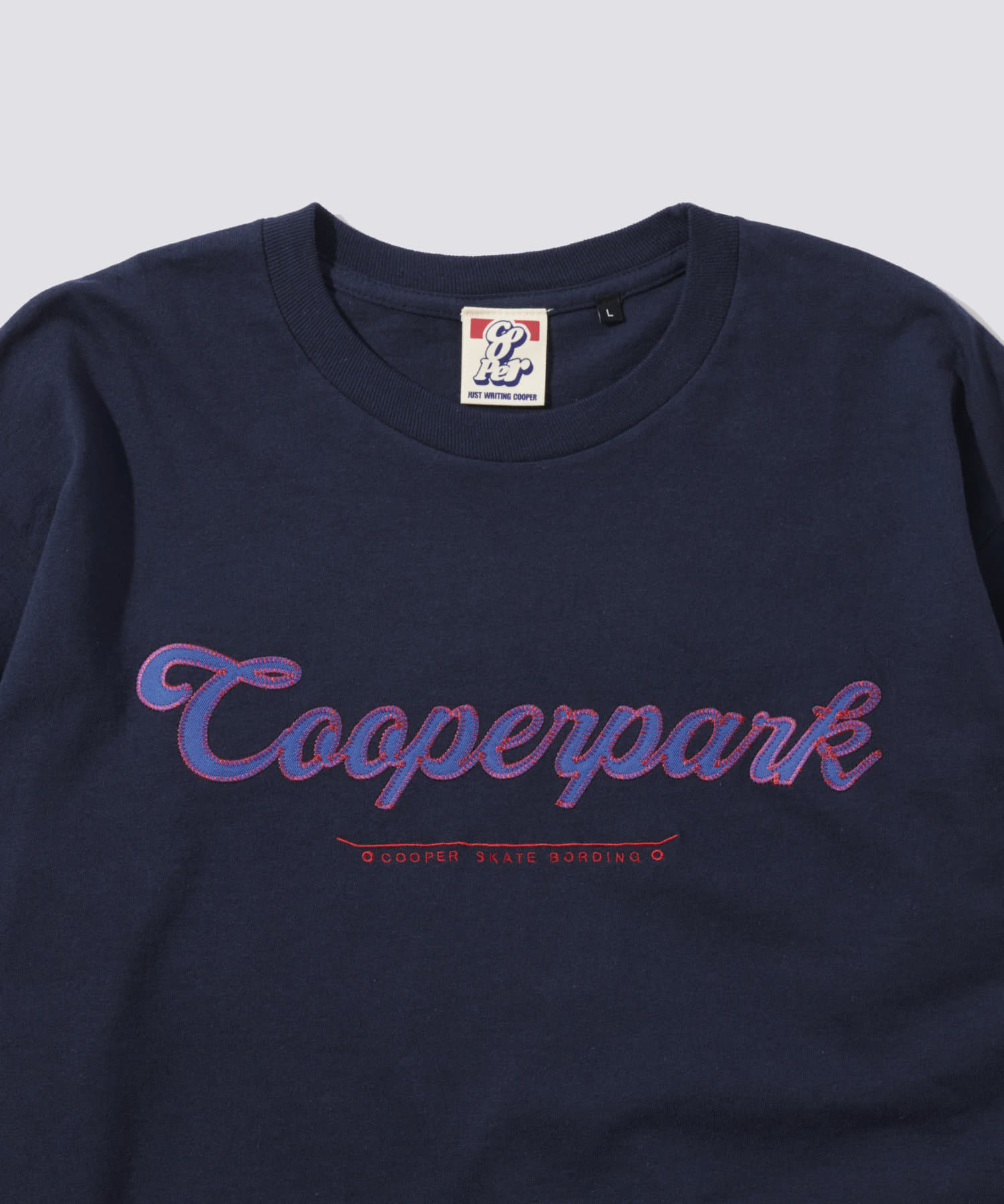 WHO’S WHO gallery(フーズフーギャラリー) COOPERPARK ロゴ刺繍ロンT