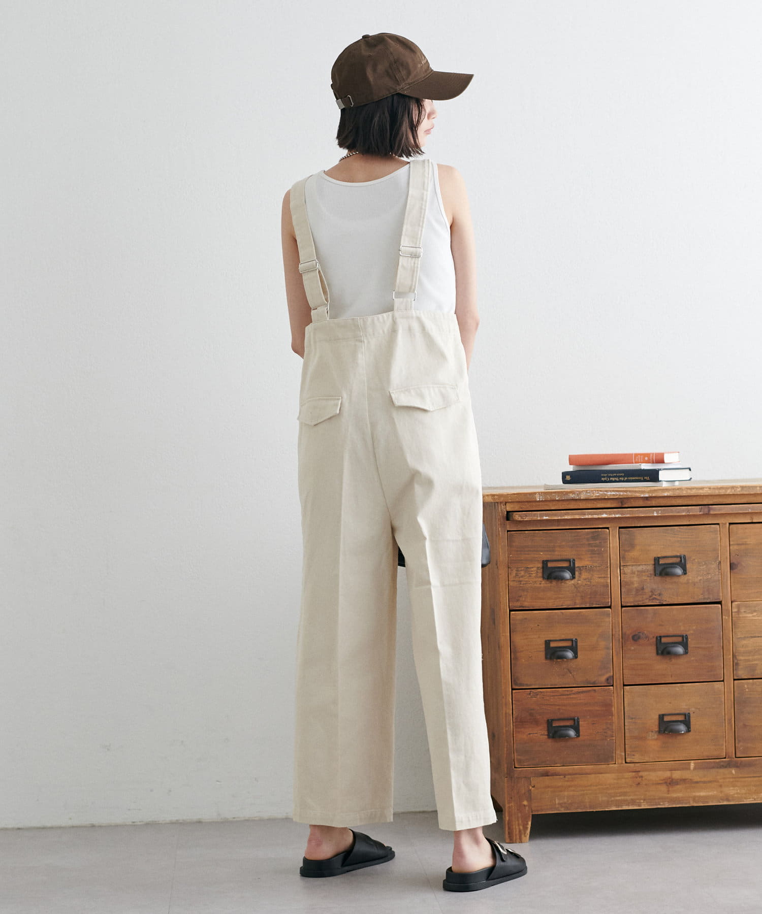 WEB限定】コットンツイルサロペット | DISCOAT(ディスコート