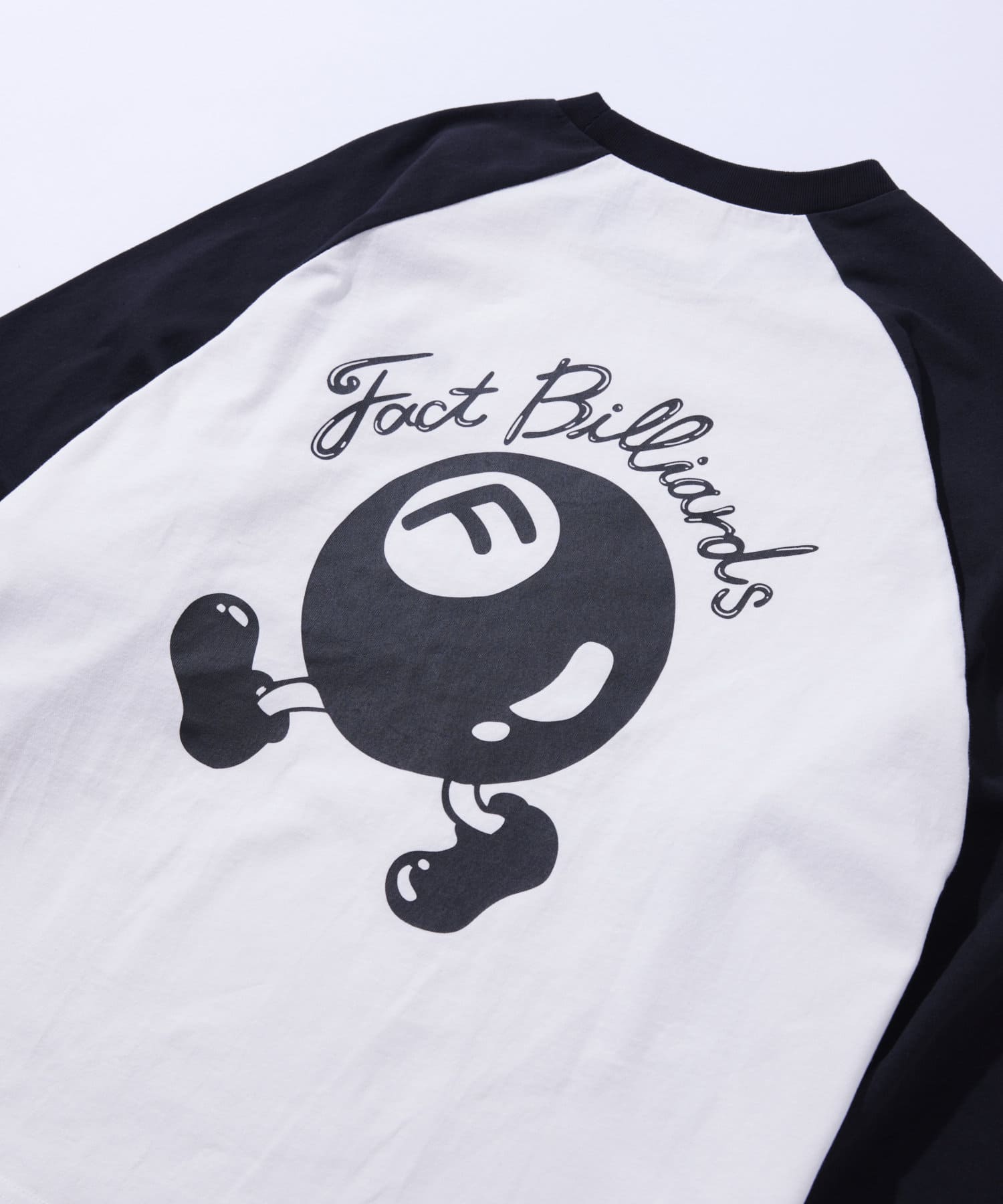 WHO’S WHO gallery(フーズフーギャラリー) 【UNISEX/ユニセックス】COOPER FACTビリヤードラグランロンTEE