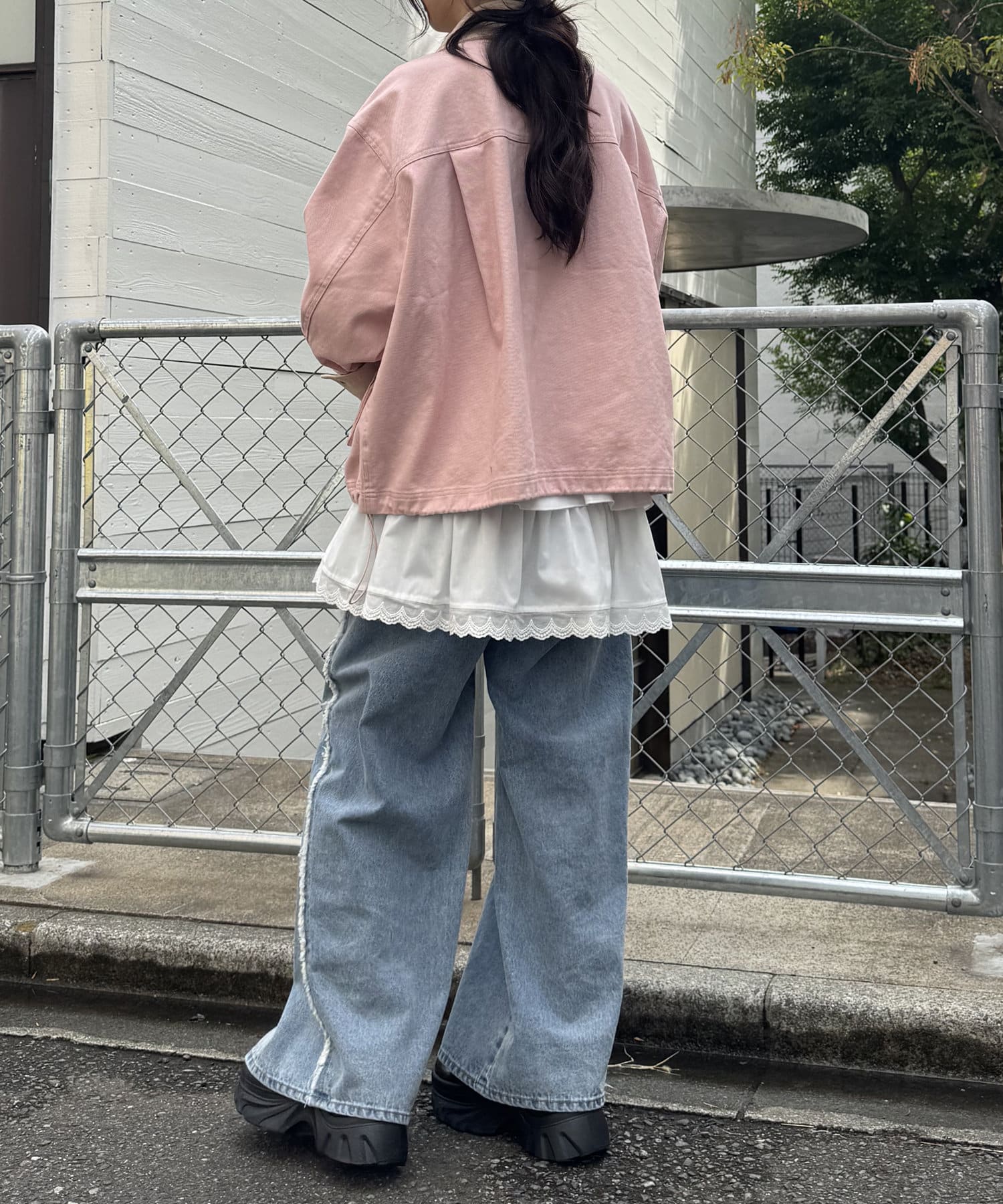 w closet(ダブルクローゼット) 【スタッフおすすめ/3色展開】BIGポケットカバーオール