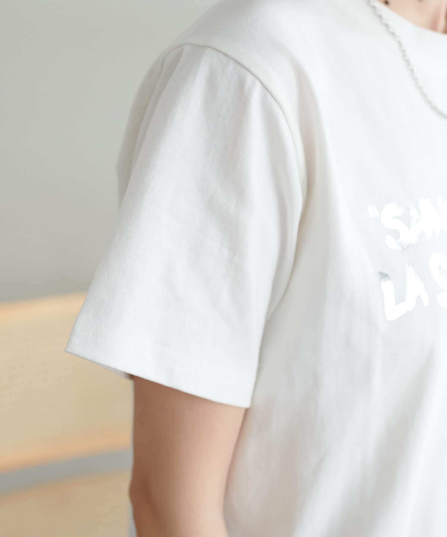 DISCOAT(ディスコート) 【WEB限定/新色追加!】アソート箔プリントTシャツ