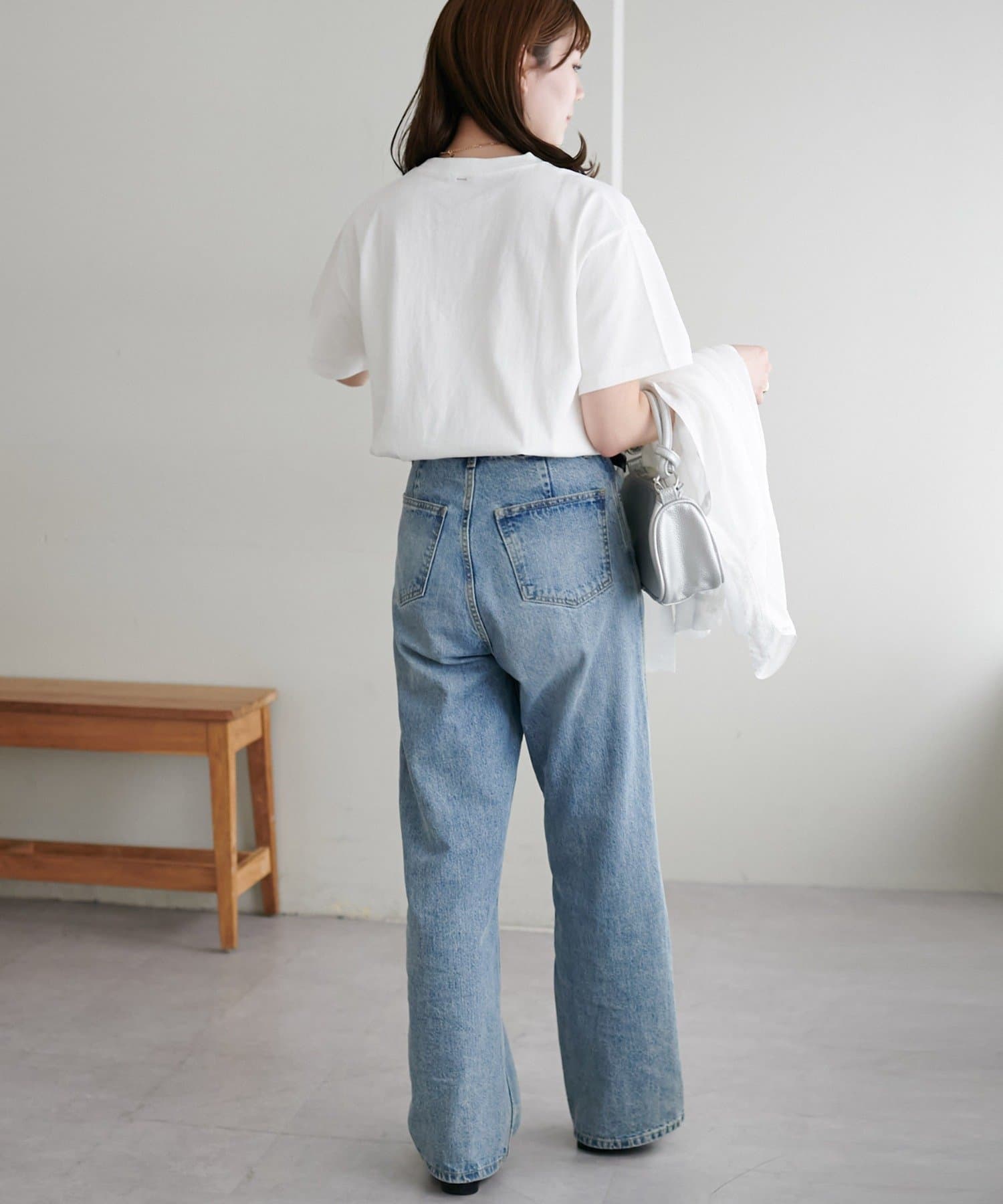 DISCOAT(ディスコート) 【WEB限定】クアトレロゴ刺繍半袖Tシャツ