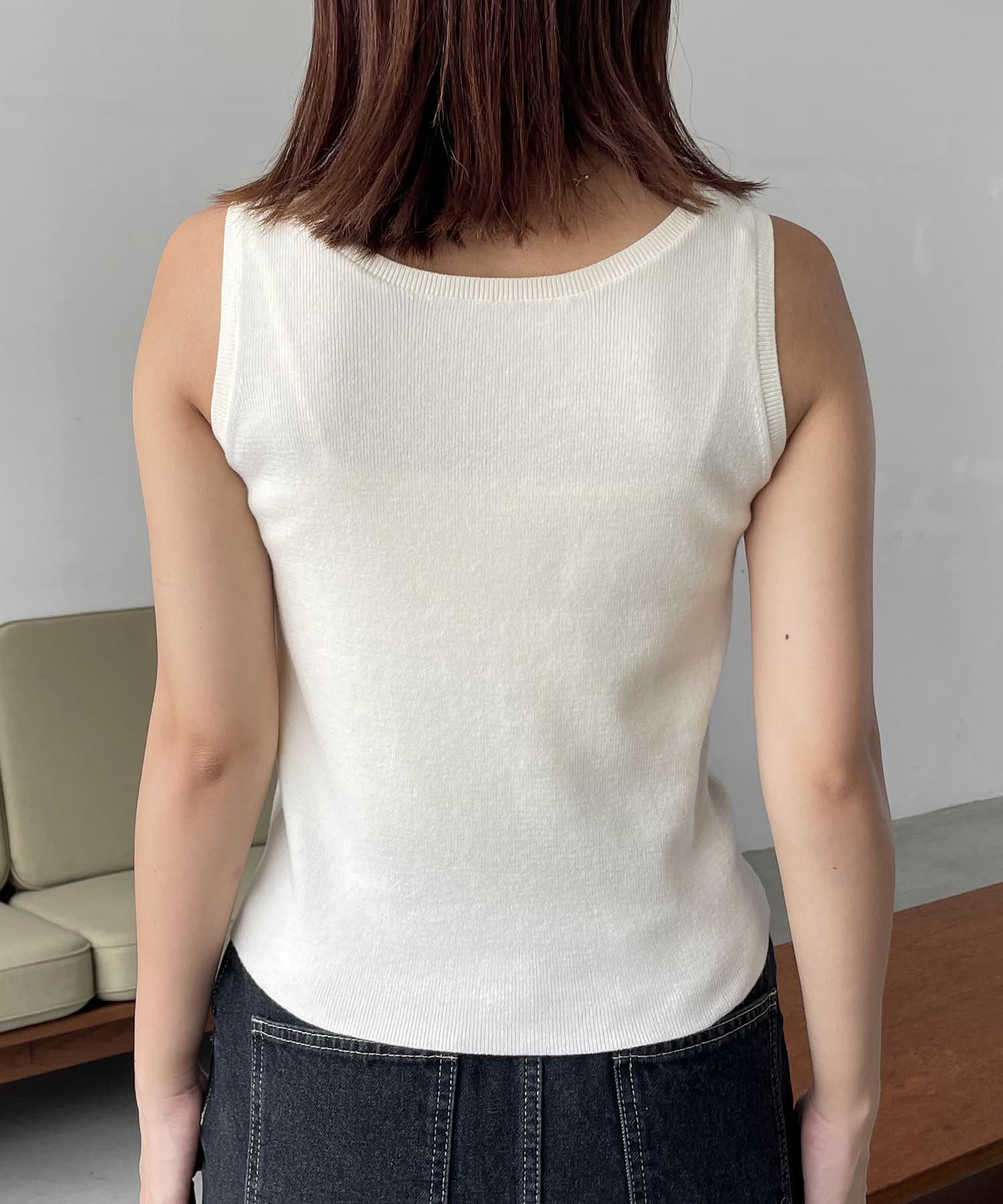 OUTLET(アウトレット) 【CAPRICIEUX LE'MAGE】クロップレイヤードニット