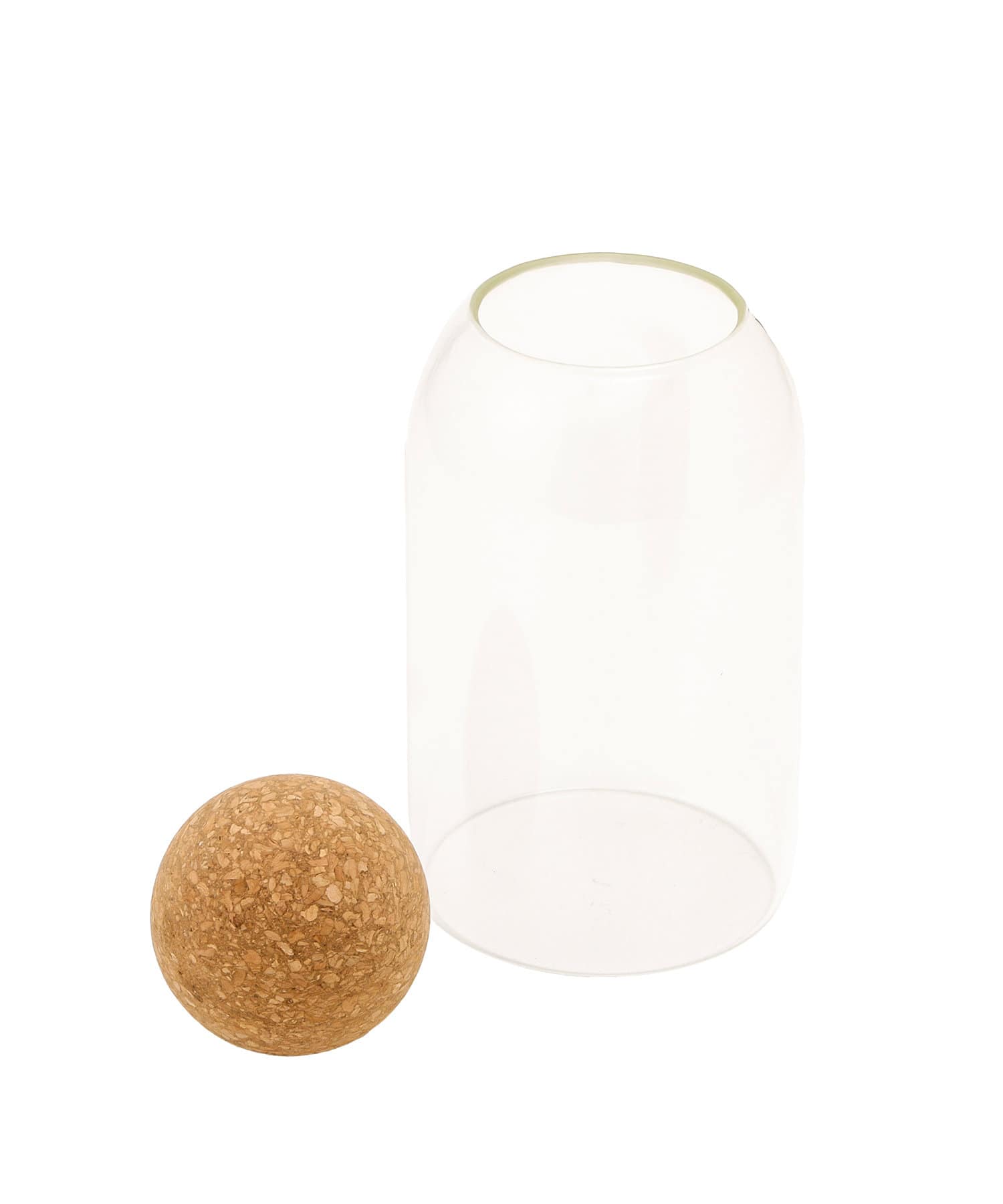 3COINS(スリーコインズ) コルク蓋ガラスキャニスター：800ml／KITINTO