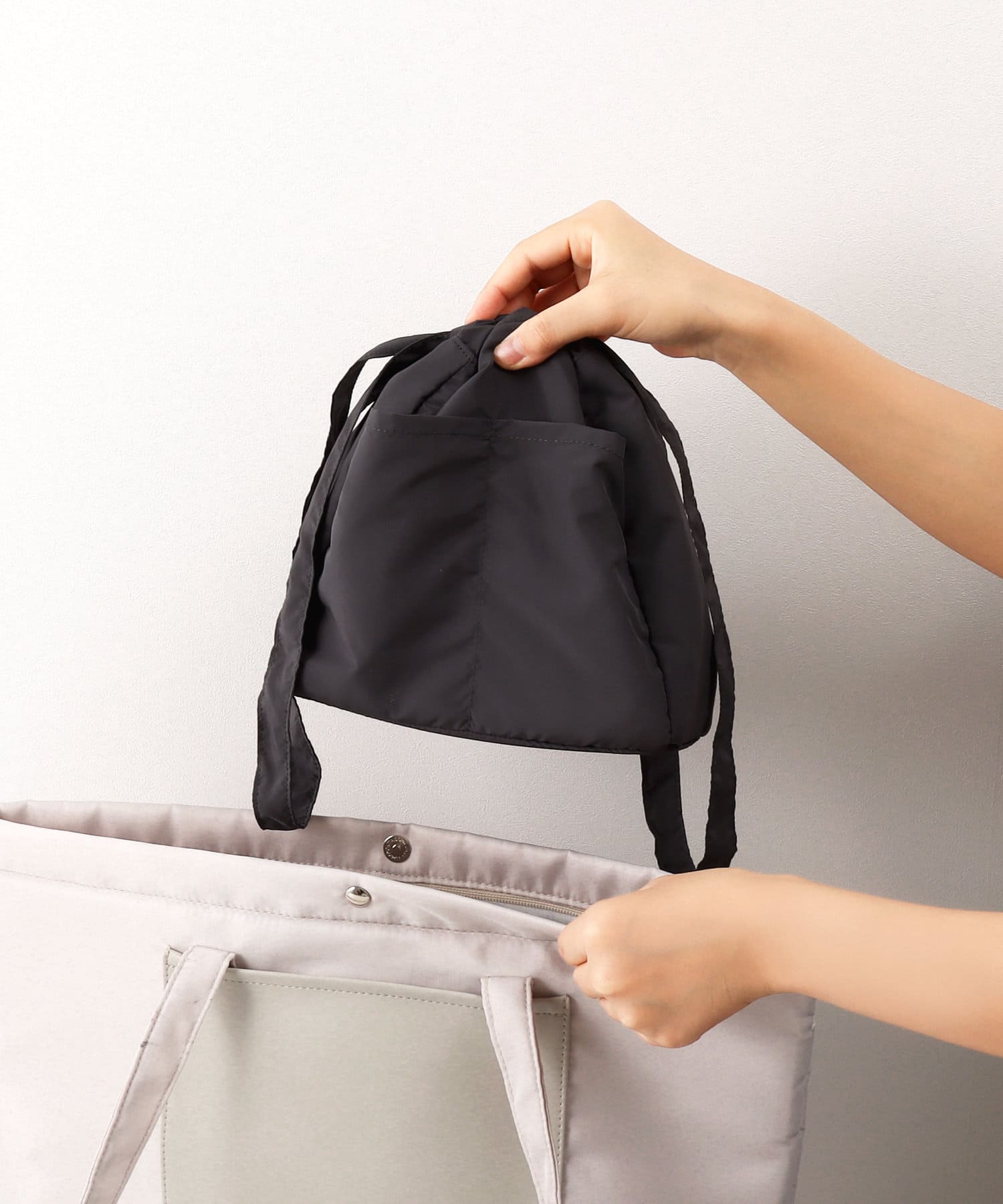 バッグイン巾着バッグ | 3COINS(スリーコインズ)ライフスタイル | PAL  