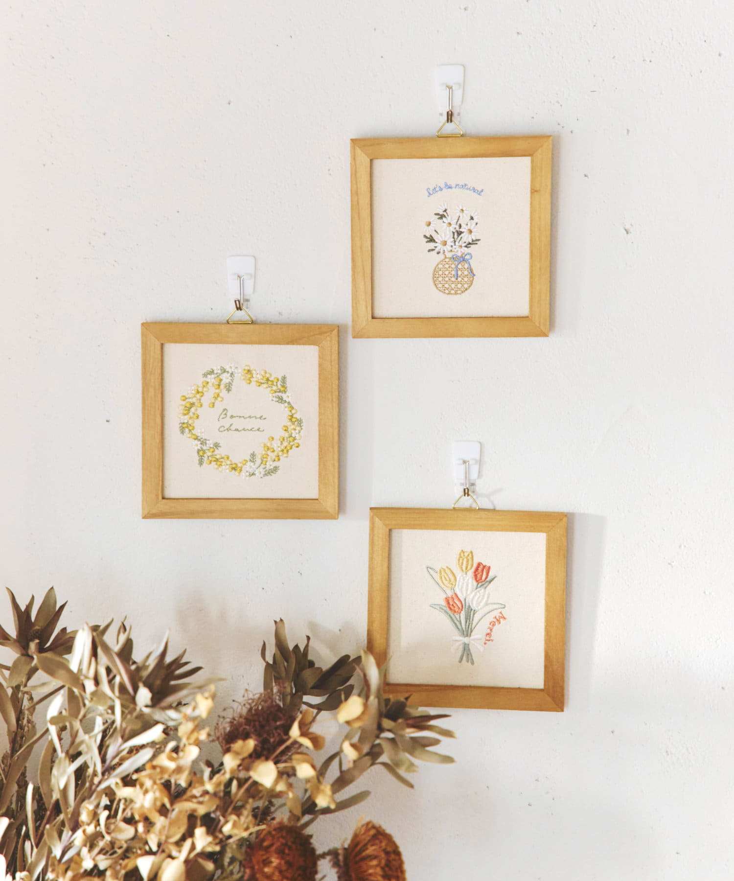 ミモザ刺繍パネル／mimosa | salut!(サリュ)ライフスタイル