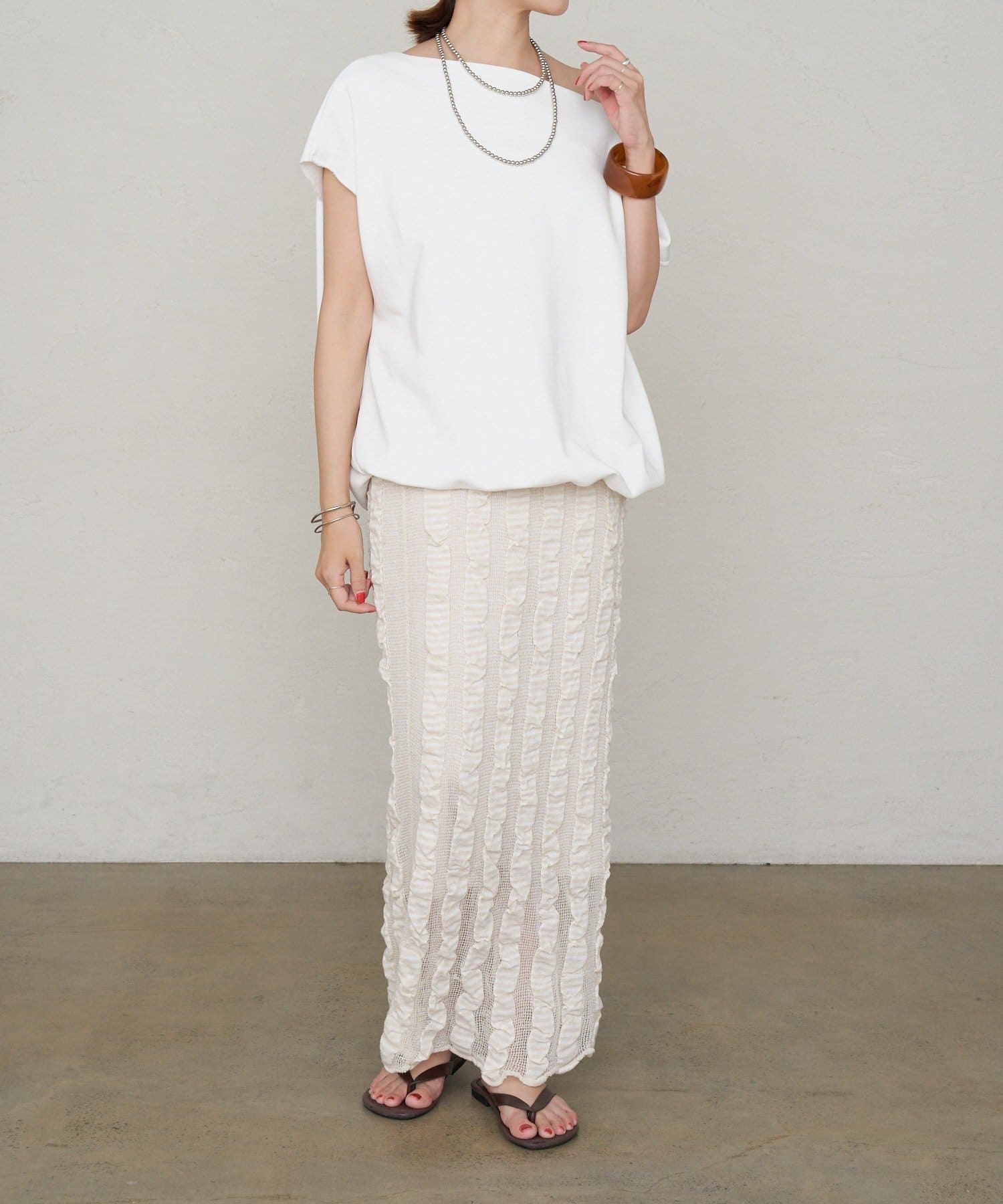 セットアップアイテム】膨れ編タイトスカート | SHENERY(シーナリー  