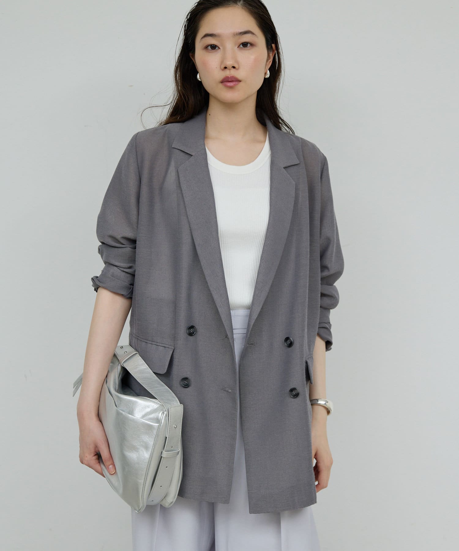 【美品30%オフ】GALLARDAGALANTE ガリャルダガランテ ジャケット セットアップ対応】2WAYノーカラージャケット | GALLARDAGALANTE