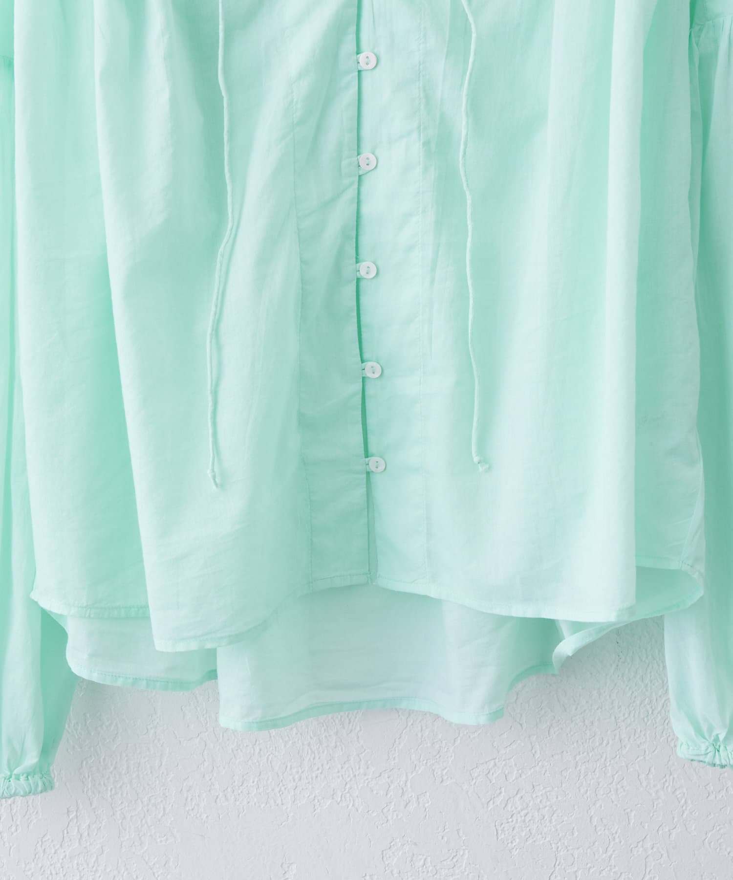 mystic(ミスティック) FANAKA gatherd blouse