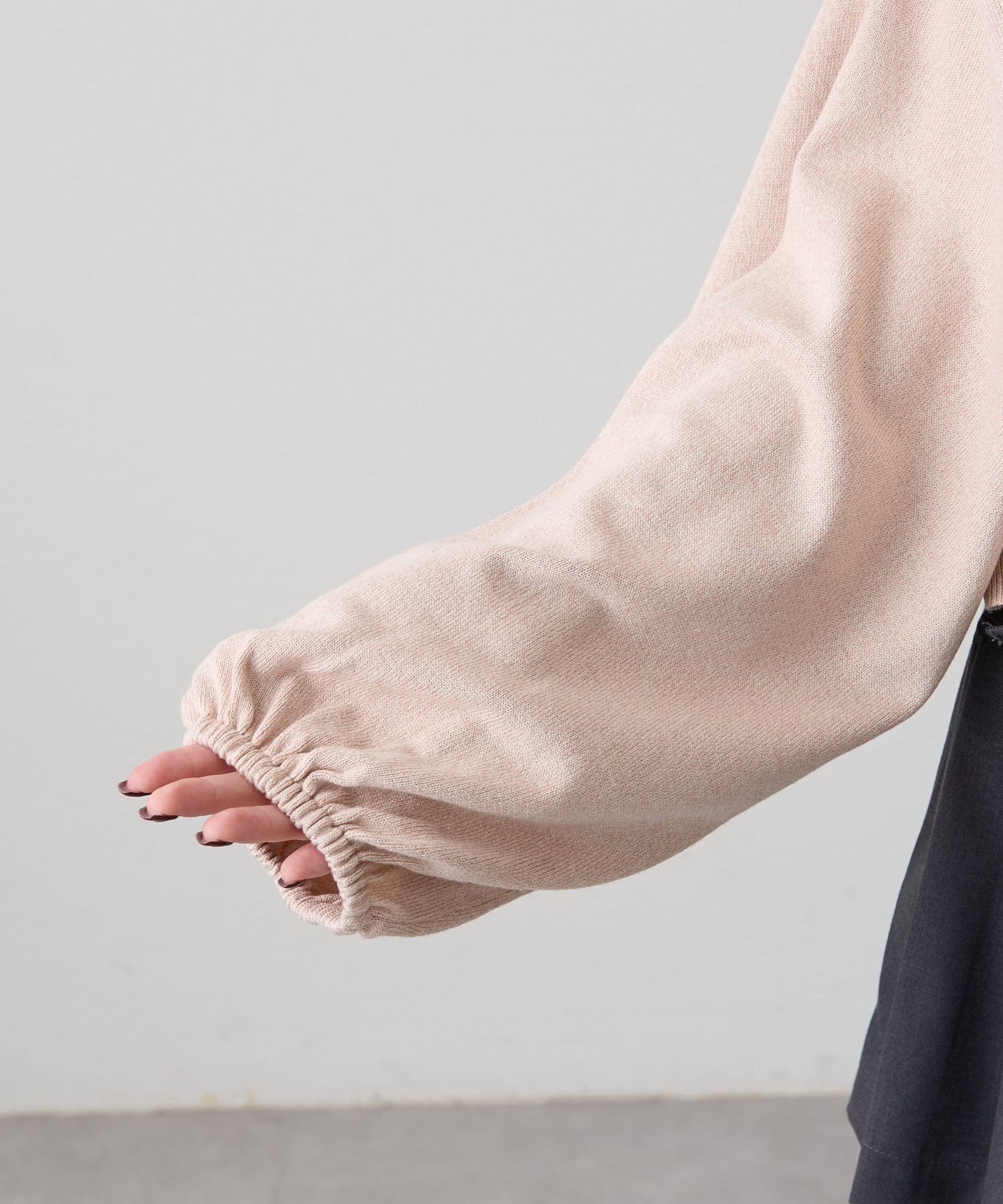 mystic(ミスティック) [mline]ショルダーリボン配色ニット