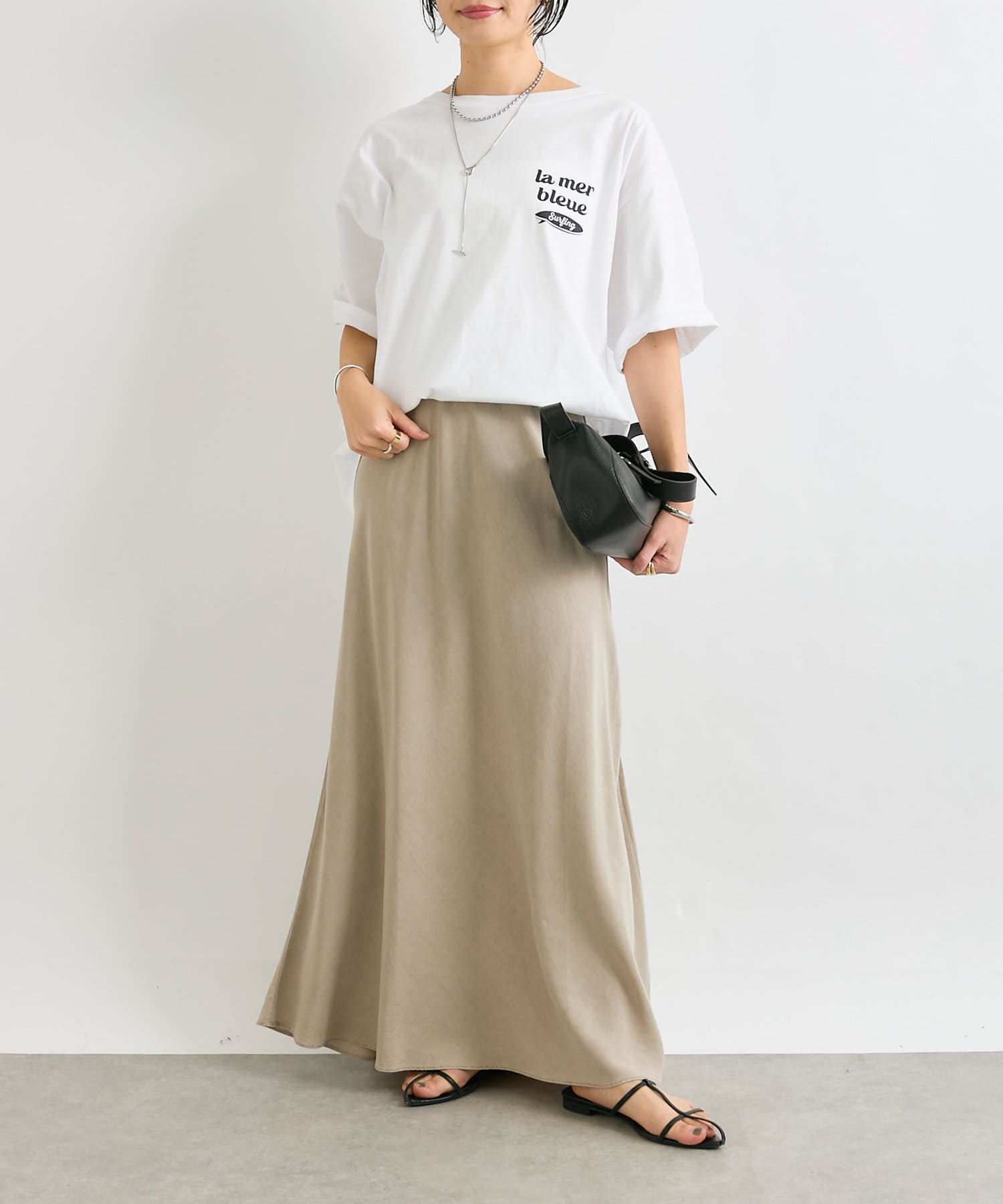 大人カジュアルに】SURF LOGO Tシャツ | RIVE DROITE(リヴドロワ