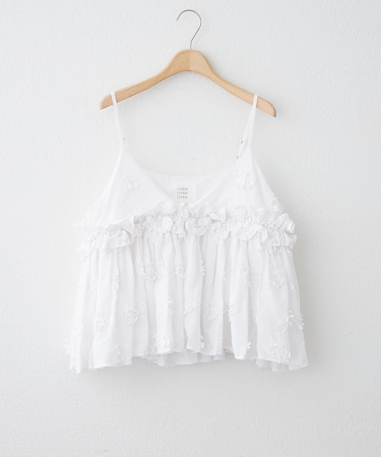 crinkle 3D embroidery camisole | mystic(ミスティック
