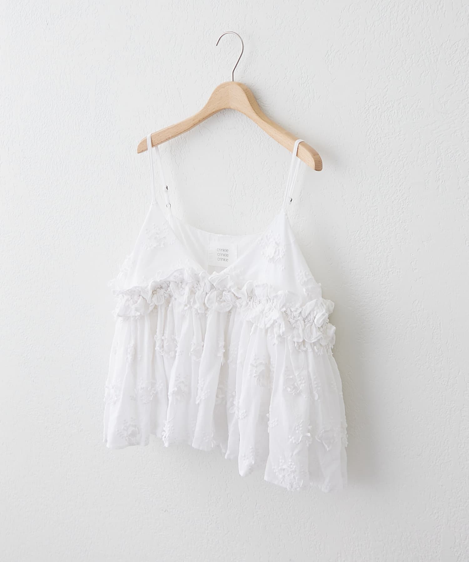 crinkle 3D embroidery camisole | mystic(ミスティック
