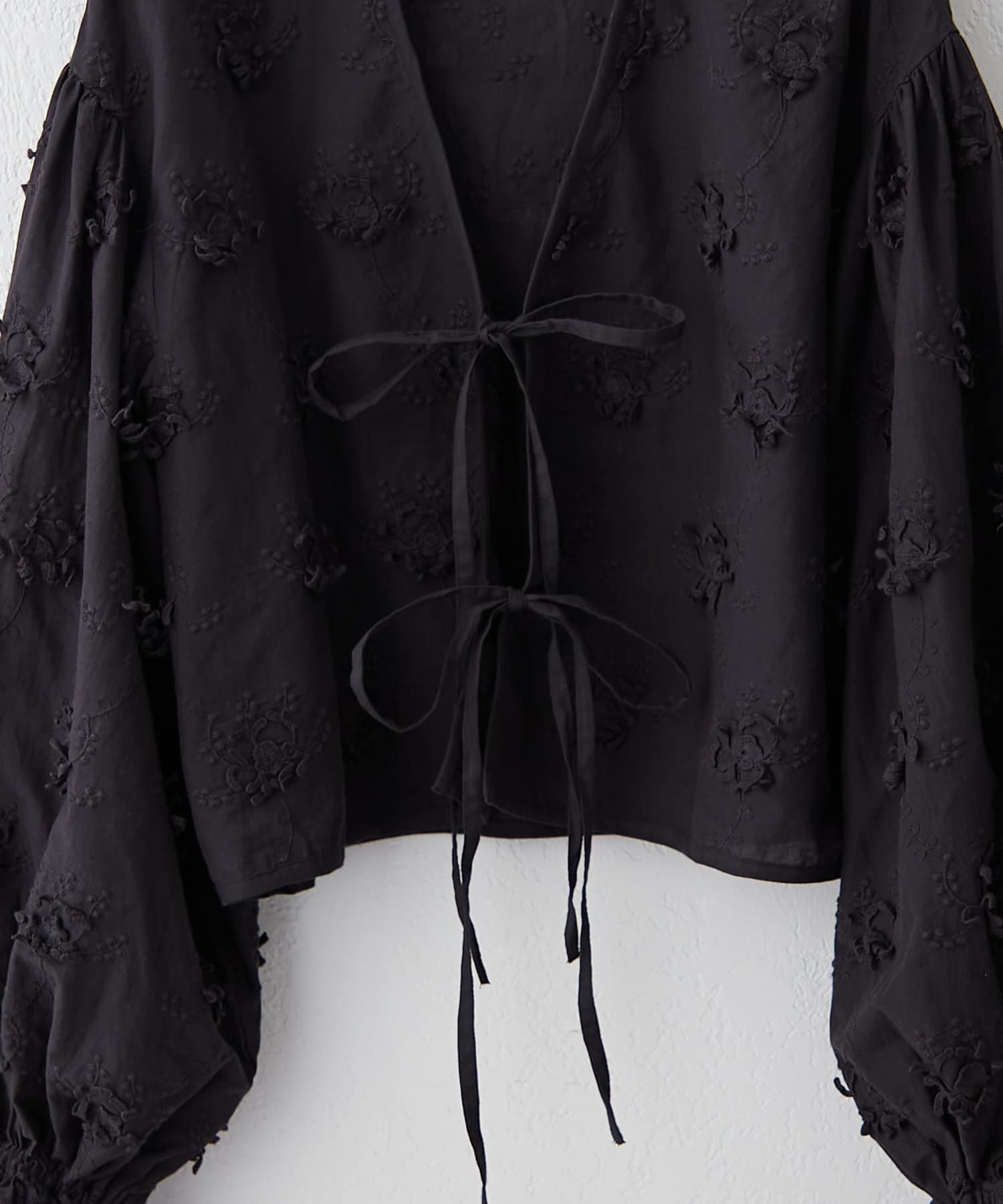 mystic(ミスティック) crinkle 3D embroidery bolero