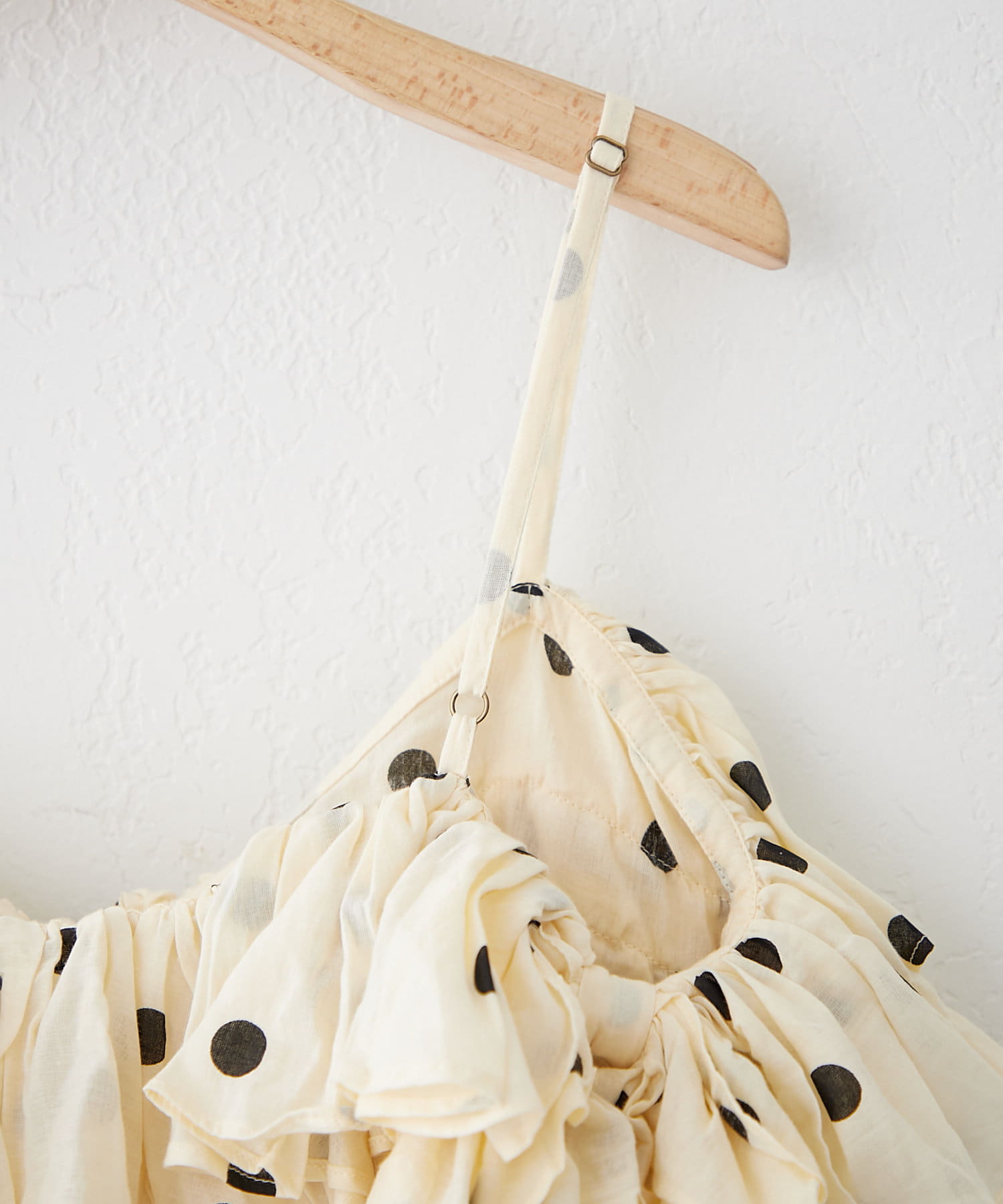 mystic(ミスティック) crinkle dot frill cami