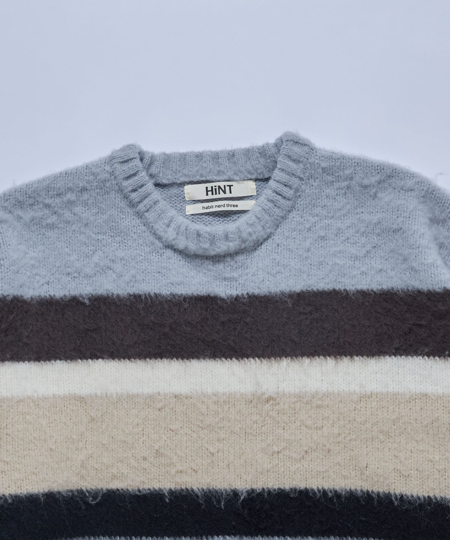 OUTLET(アウトレット) 【WHO'S WHO gallery】ボーダー袖リブニット