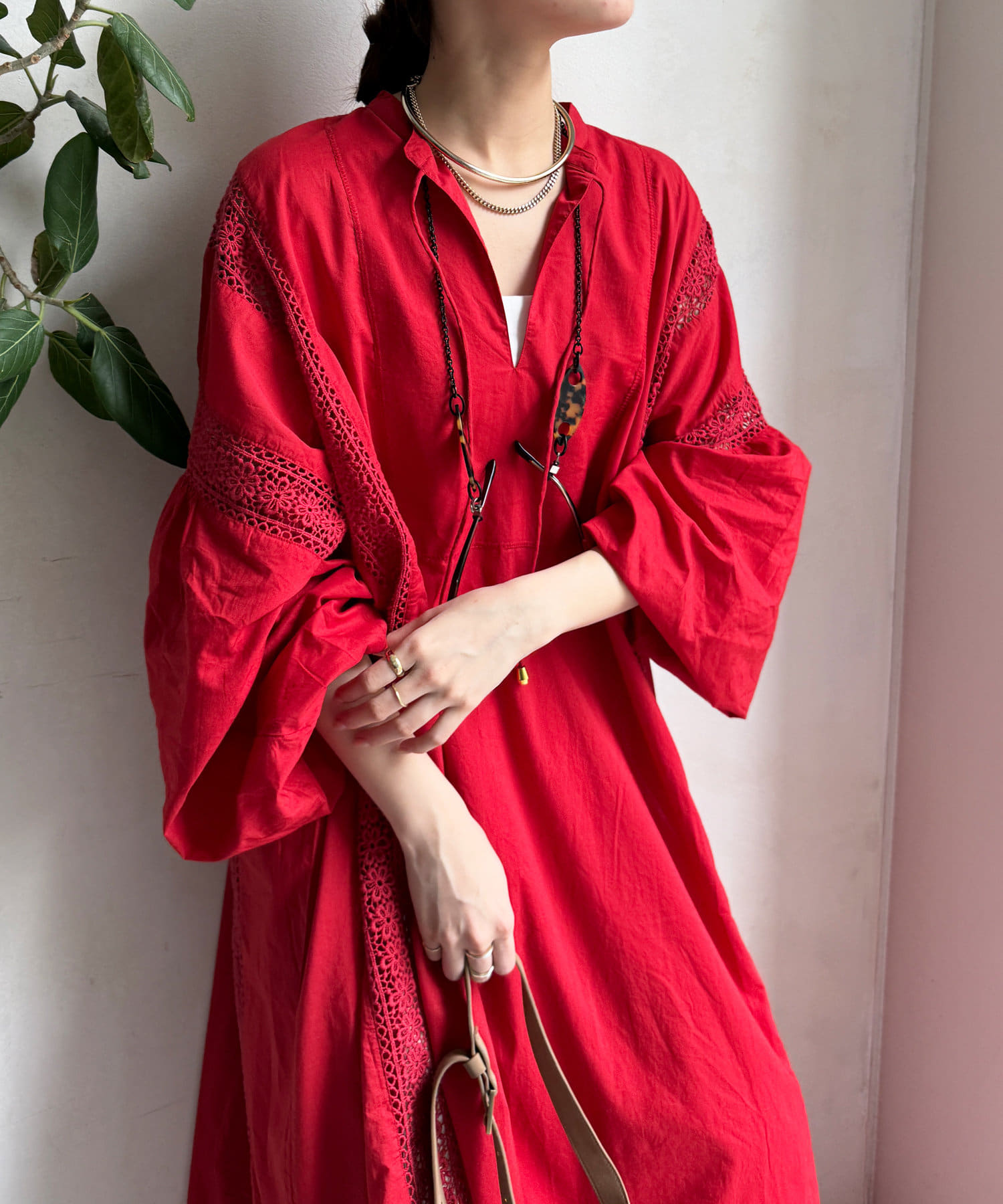 DOUDOU(ドゥドゥ) インドレースワンピース