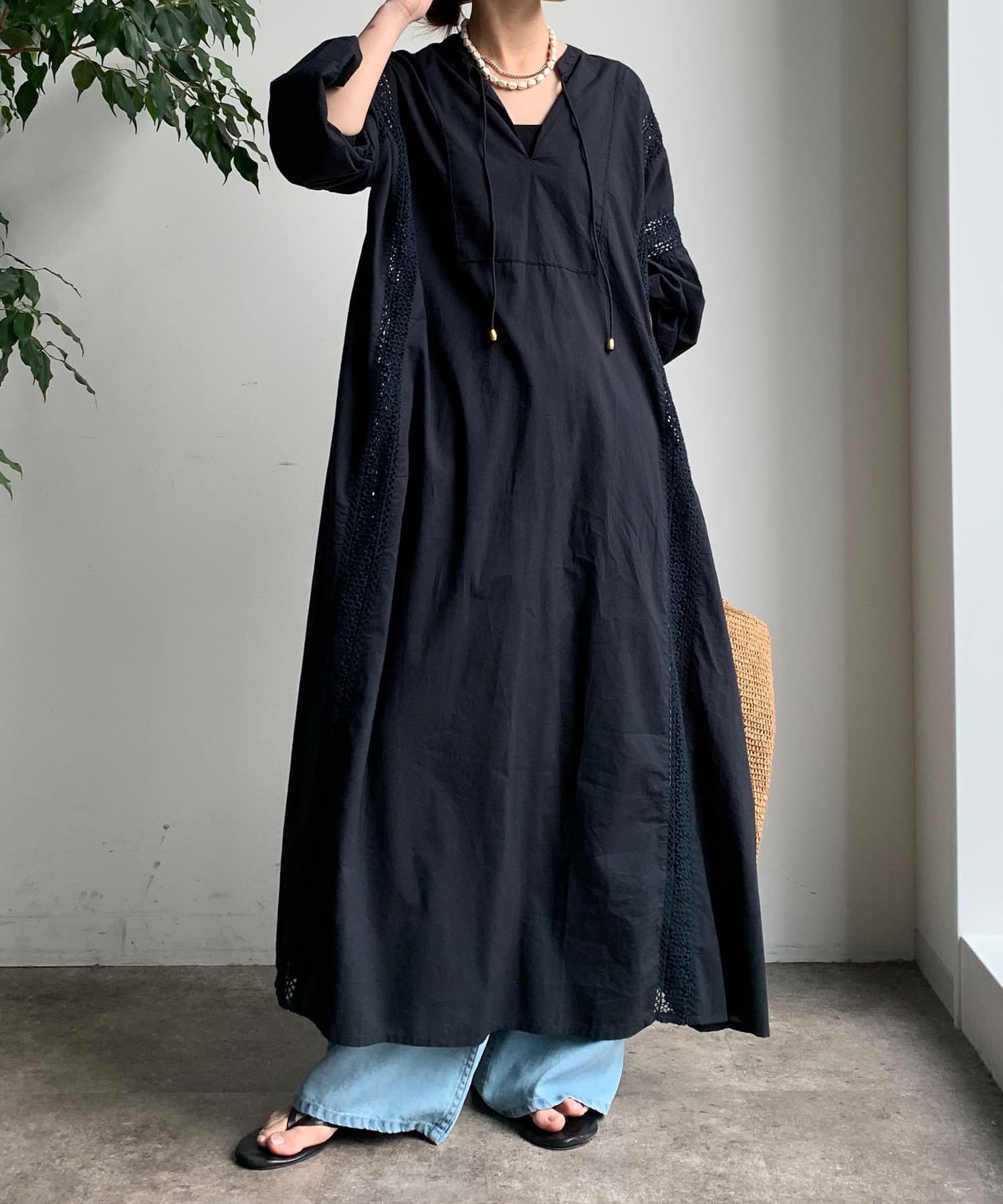 DOUDOU(ドゥドゥ) インドレースワンピース