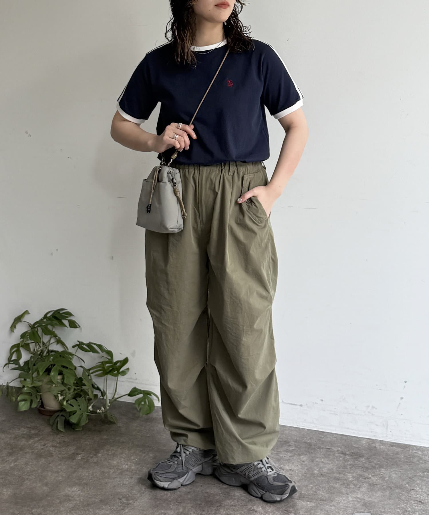 CPCM(シーピーシーエム) 【U.S. POLO ASSN.】袖ライン半袖T