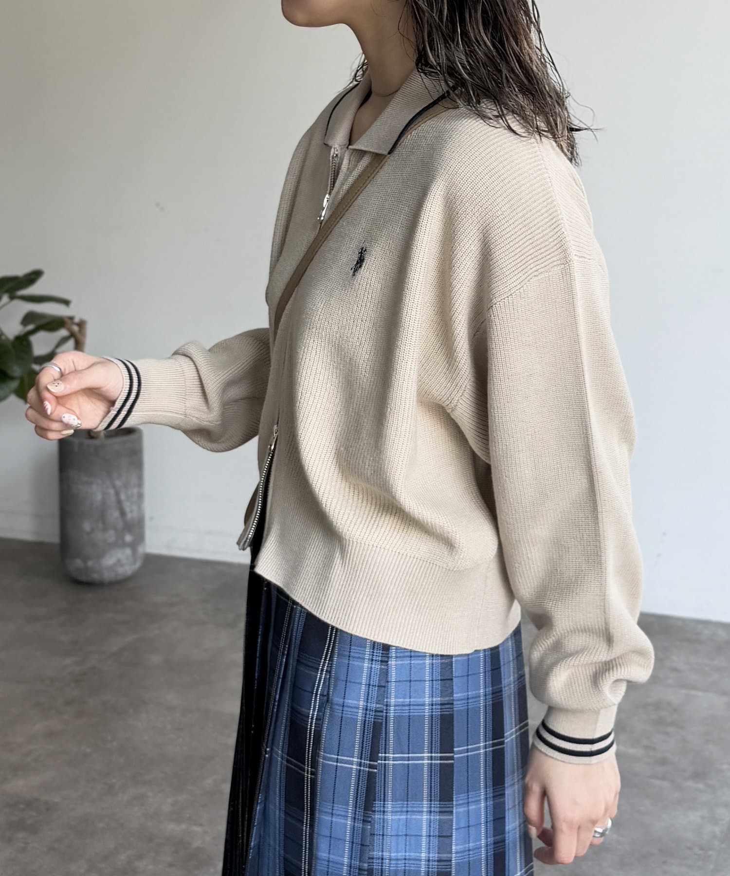 U.S. POLO ASSN.】襟付きカーディガン | CPCM(シーピーシーエム