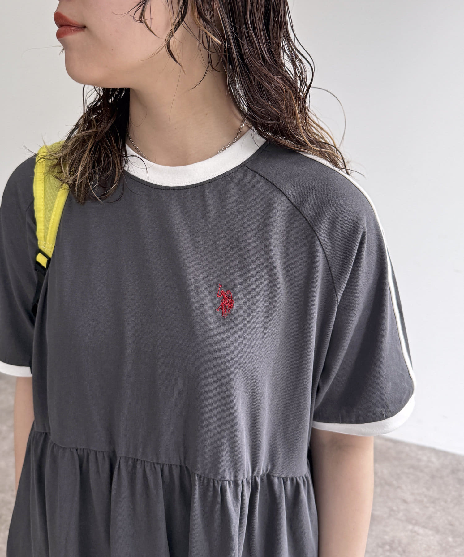 CPCM(シーピーシーエム) 【U.S. POLO ASSN.】ティアードワンピース