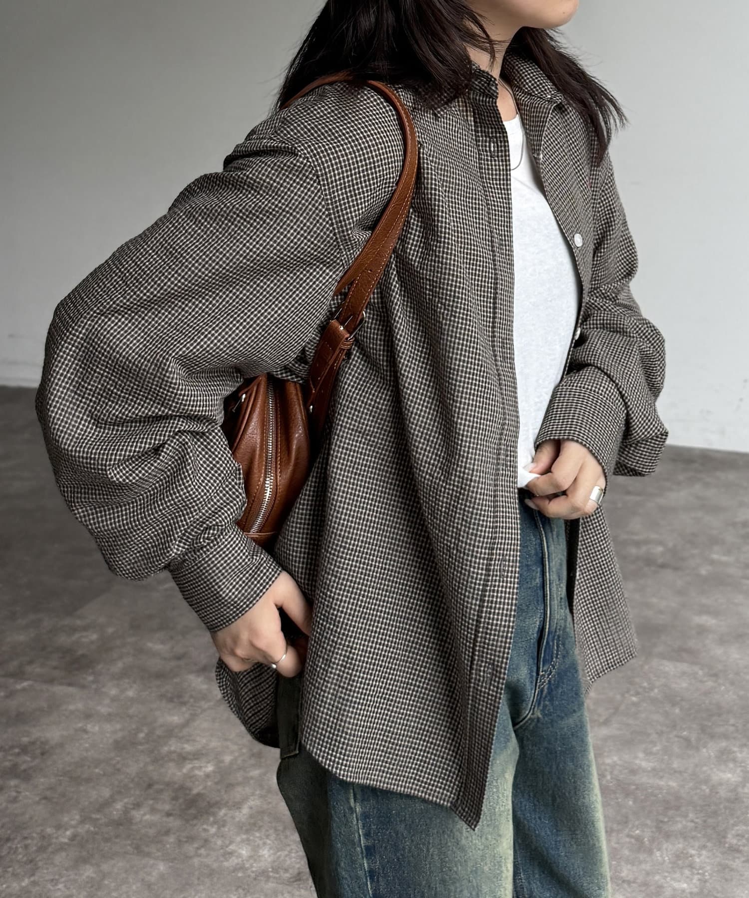 CPCM(シーピーシーエム) 【U.S. POLO ASSN.】シアサッカーチェックシャツ