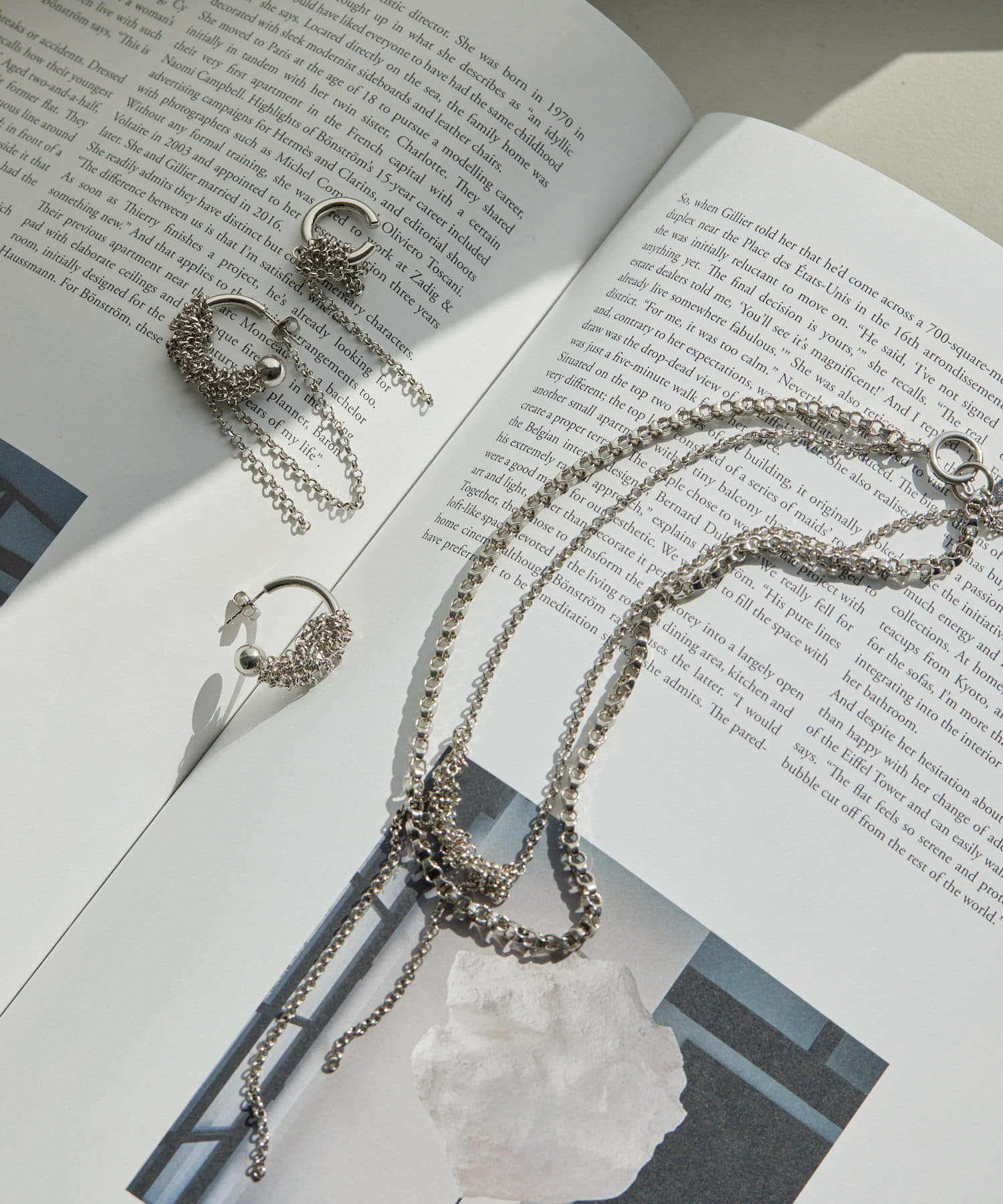 ear PAPILLONNER(イア パピヨネ) 【JUSTINE CLENQUET(ジュスティーヌクランケ)】VERA NECKLACE/ネックレス