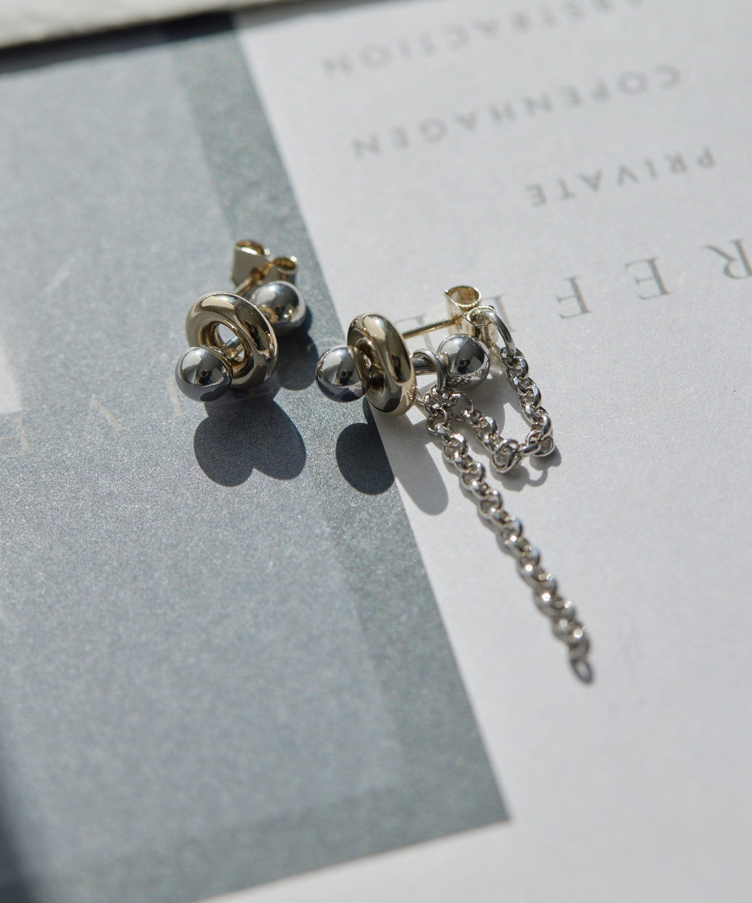 ear PAPILLONNER(イア パピヨネ) レディース 【JUSTINE CLENQUET(ジュスティーヌクランケ)】SINEAD EARRINGS/ピアス シルバー