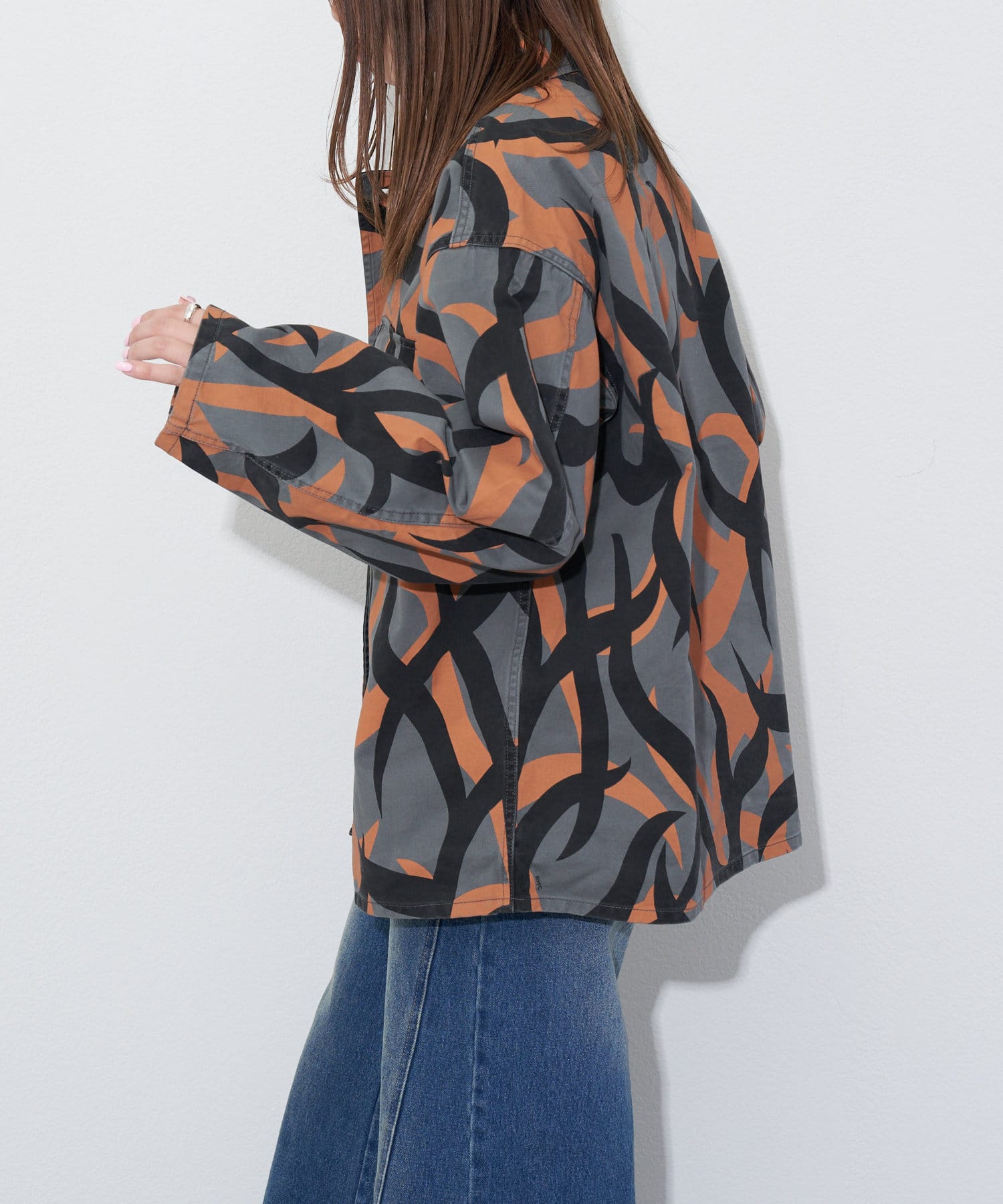 ブラウス シャツ 「MADE IN STANDARD/メイドインスタンダード」FATIGUE UNIFORM SHIRT JACKET レディース メ made in standard ブラウス シャツ 「MADE IN STANDARD/メイド