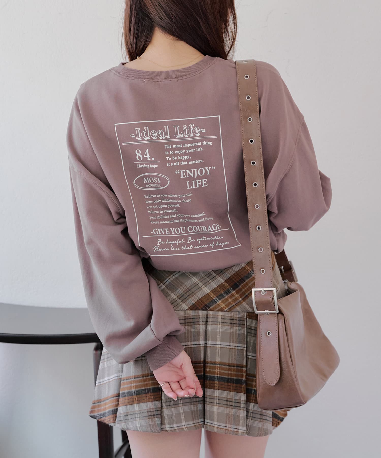 NICE CLAUP / OLIVE des OLIVE OUTLET(ナイスクラップ  / オリーブ デ オリーブ アウトレット) ピグメントドロスト裏毛