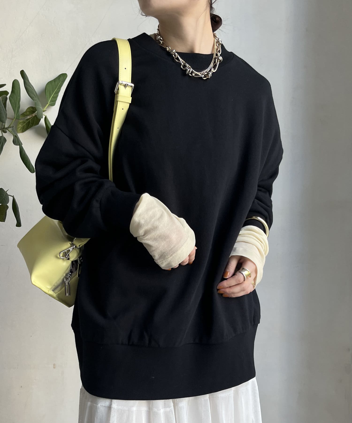 DOUDOU(ドゥドゥ) メッセージ2WAYビッグプルオーバー
