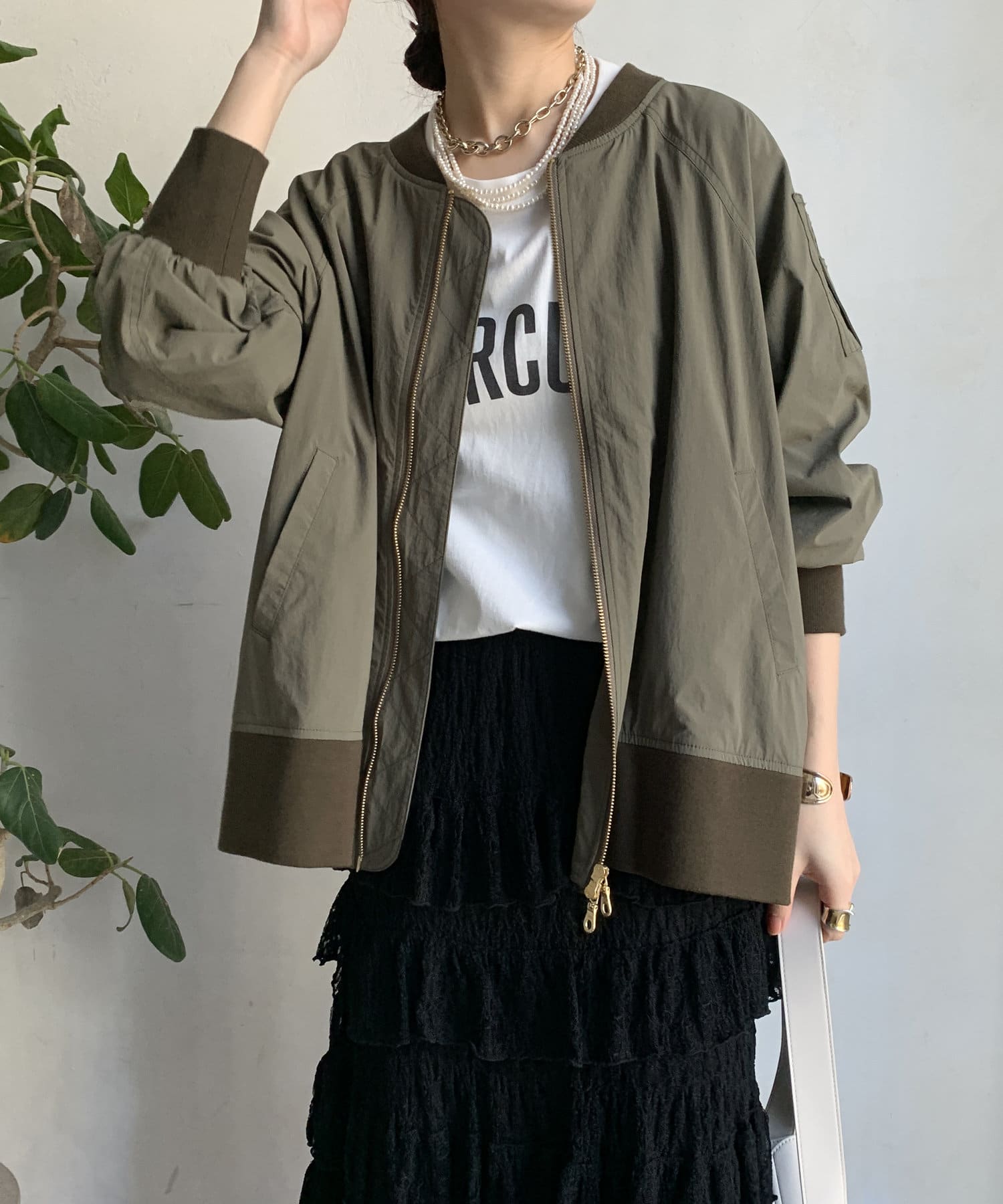 DOUDOU(ドゥドゥ) 【WEB限定】MA1ジャケット