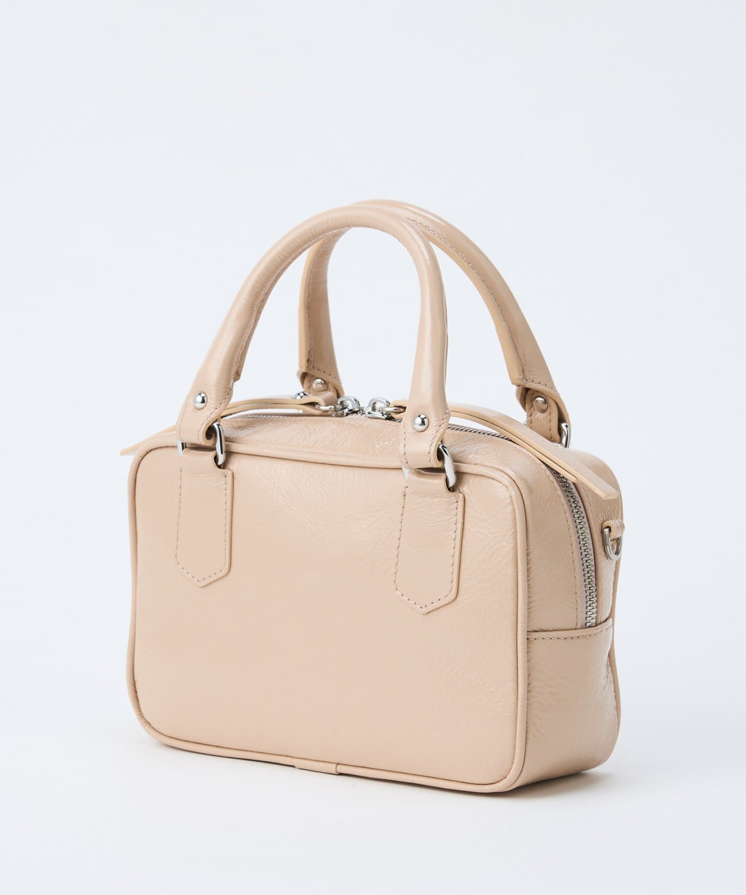 ウィムガゼット購入☆メゾンボワネ    フリンジバック(ベージュ) NOVIA】別注 MINI BOSTON | Whim Gazette(ウィム ガゼット