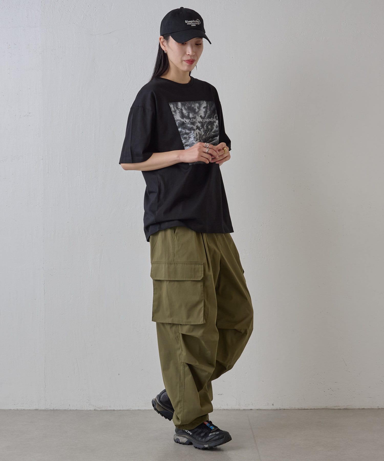 COLONY 2139(コロニー トゥーワンスリーナイン) クラウドフォトプリントTシャツ