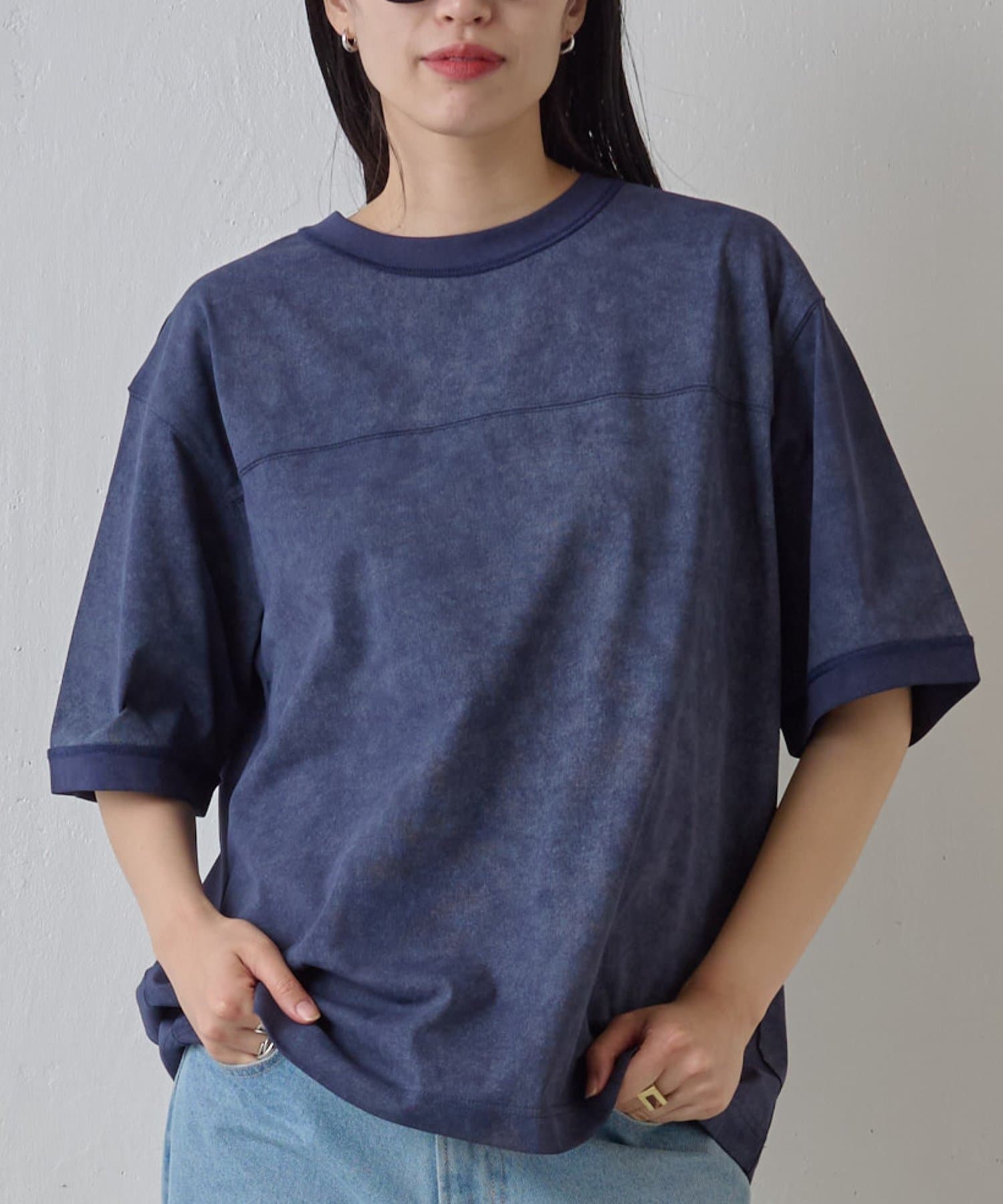 COLONY 2139(コロニー トゥーワンスリーナイン) ムラ染め天竺Tシャツ