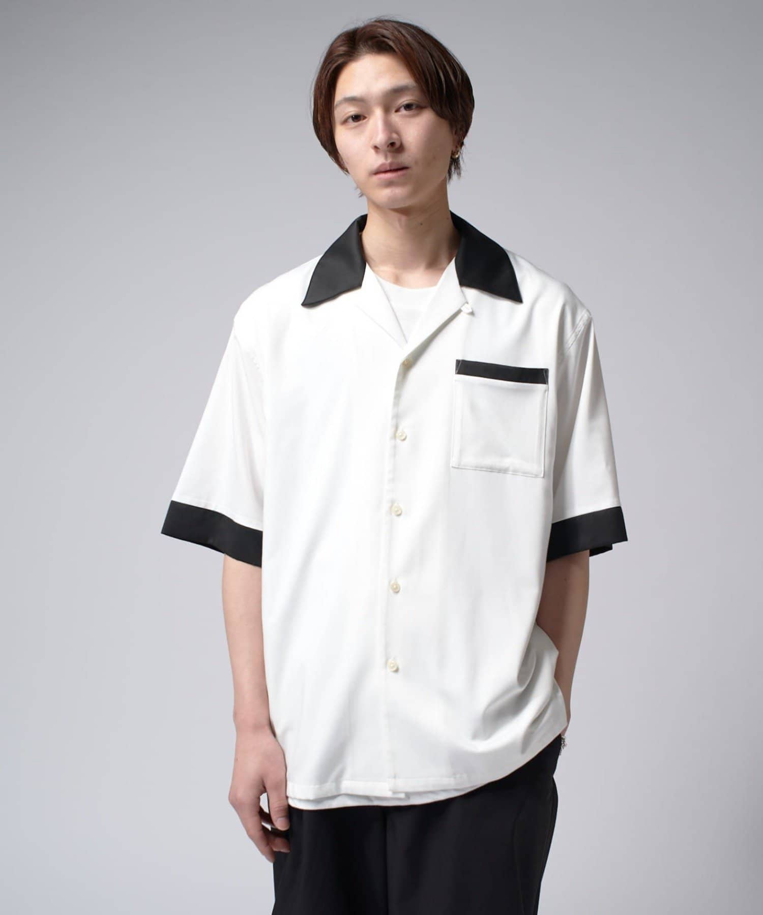 Pappy Fry Plymouth Paul 刺繍 ボウリングシャツ レーヨン JUNRED(ジュンレッド) / ポリPU刺繍ボーリングシャツ (トップス