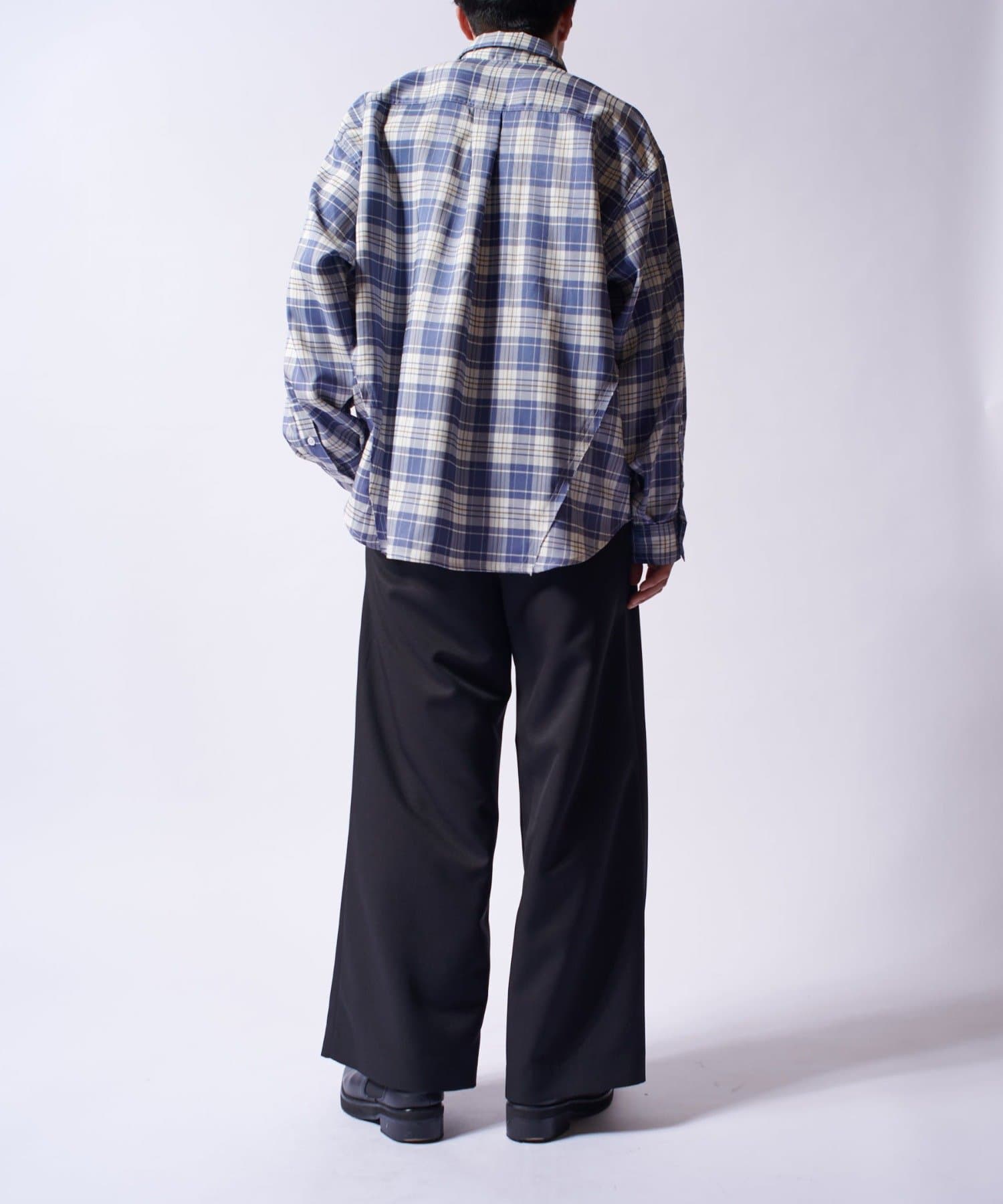 Lui's(ルイス) 【Neucon/ニューコン】アイレットポケットオーバーサイズチェックシャツ