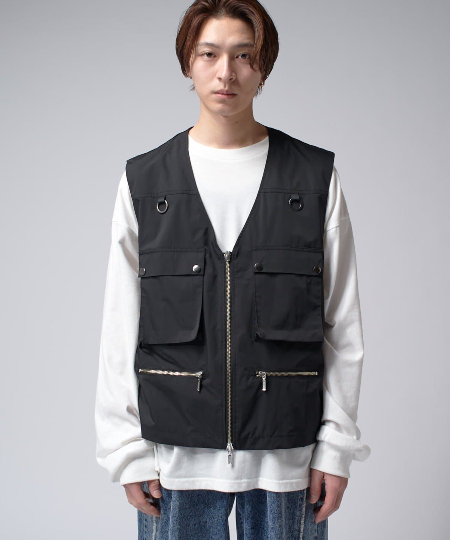 【新品未使用】最終価格BALR.フィッシャーマンベスト Neucon/ニューコン】マルチポケットフィッシャーマンZIPベスト