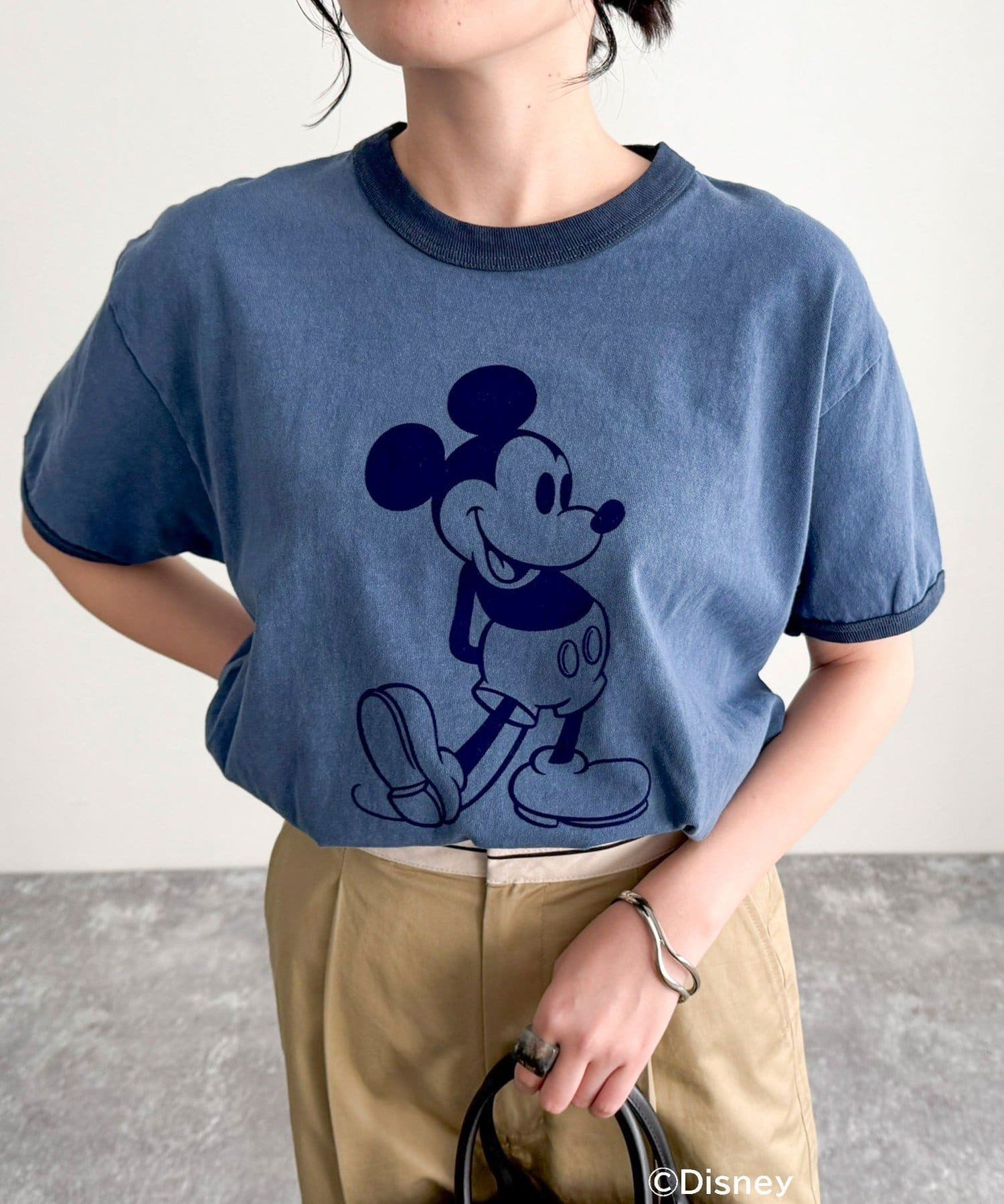 FREDY & GLOSTER(フレディ アンド グロスター) 【GOOD ROCK SPEED】Disney MickeyリンガーTシャツ