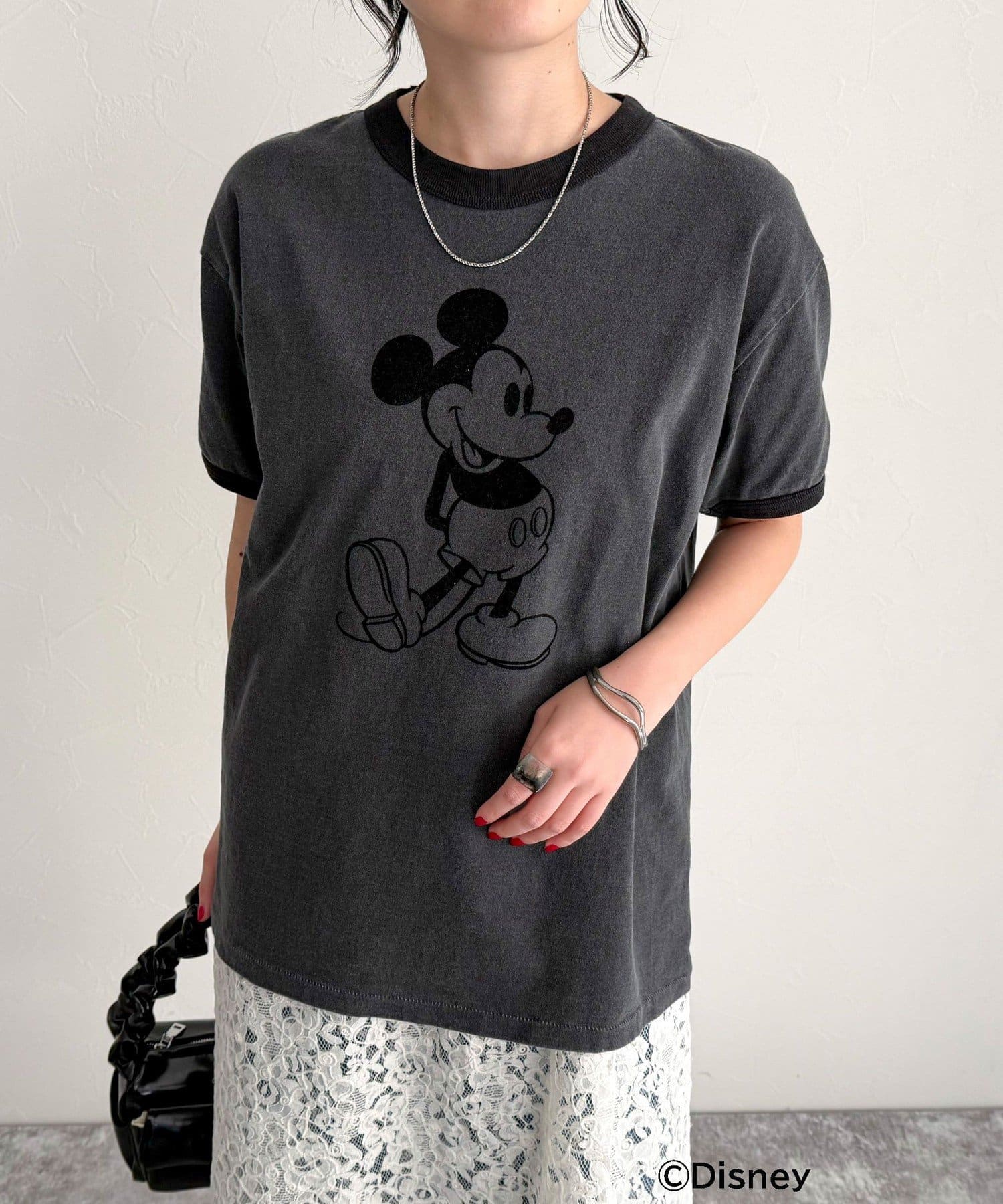 FREDY & GLOSTER(フレディ アンド グロスター) 【GOOD ROCK SPEED】Disney MickeyリンガーTシャツ