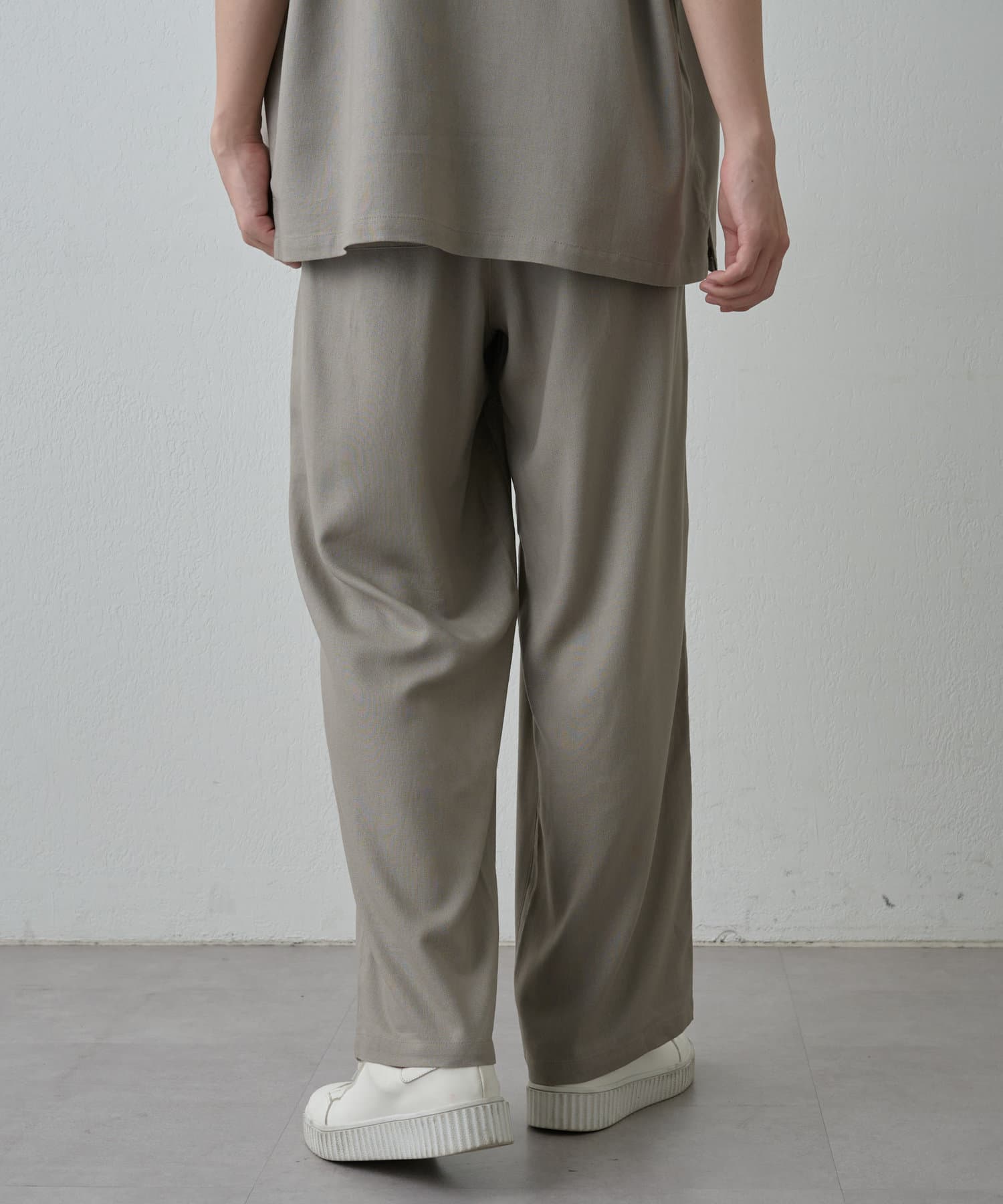 ※2 COLONY CLOTHING リネンイージースラックス ブラック 日本製 2 COLONY CLOTHING リネンイージースラックス ブラック 日本製