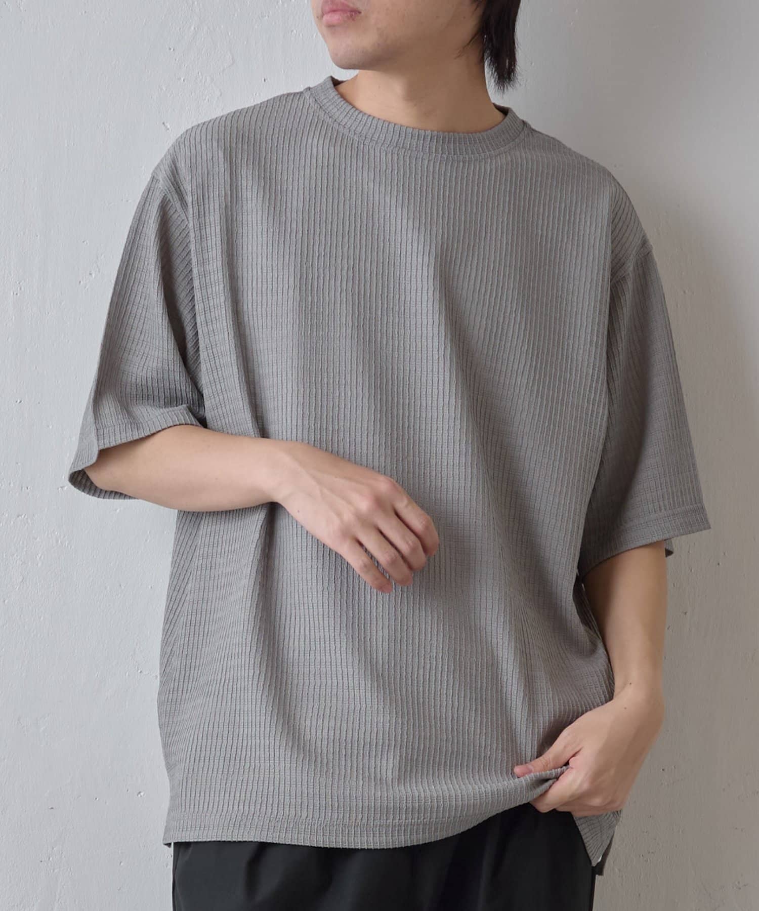 COLONY 2139(コロニー トゥーワンスリーナイン) エアリーアイレット半袖Tシャツ